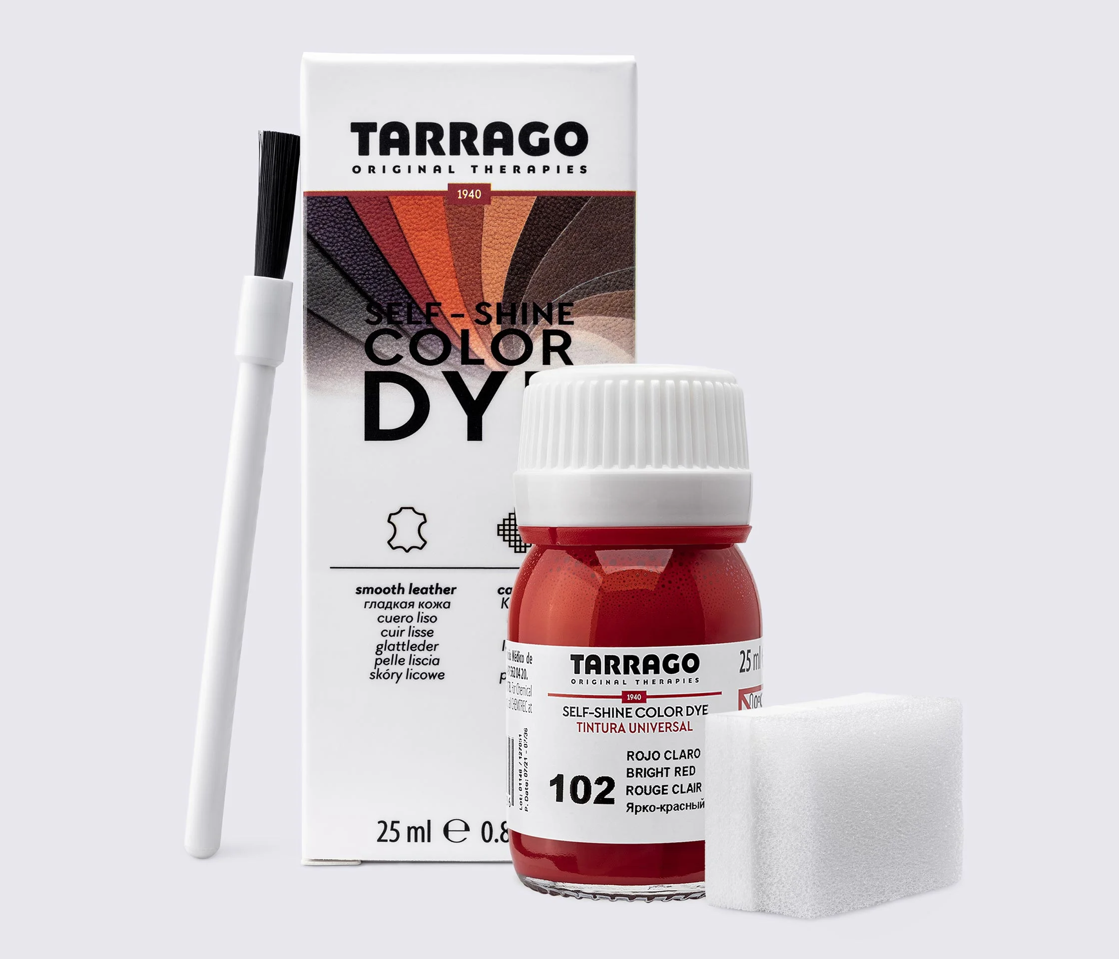 Фарба для шкіри та текстилю Tarrago Color Dye, 25 мл,TDC01