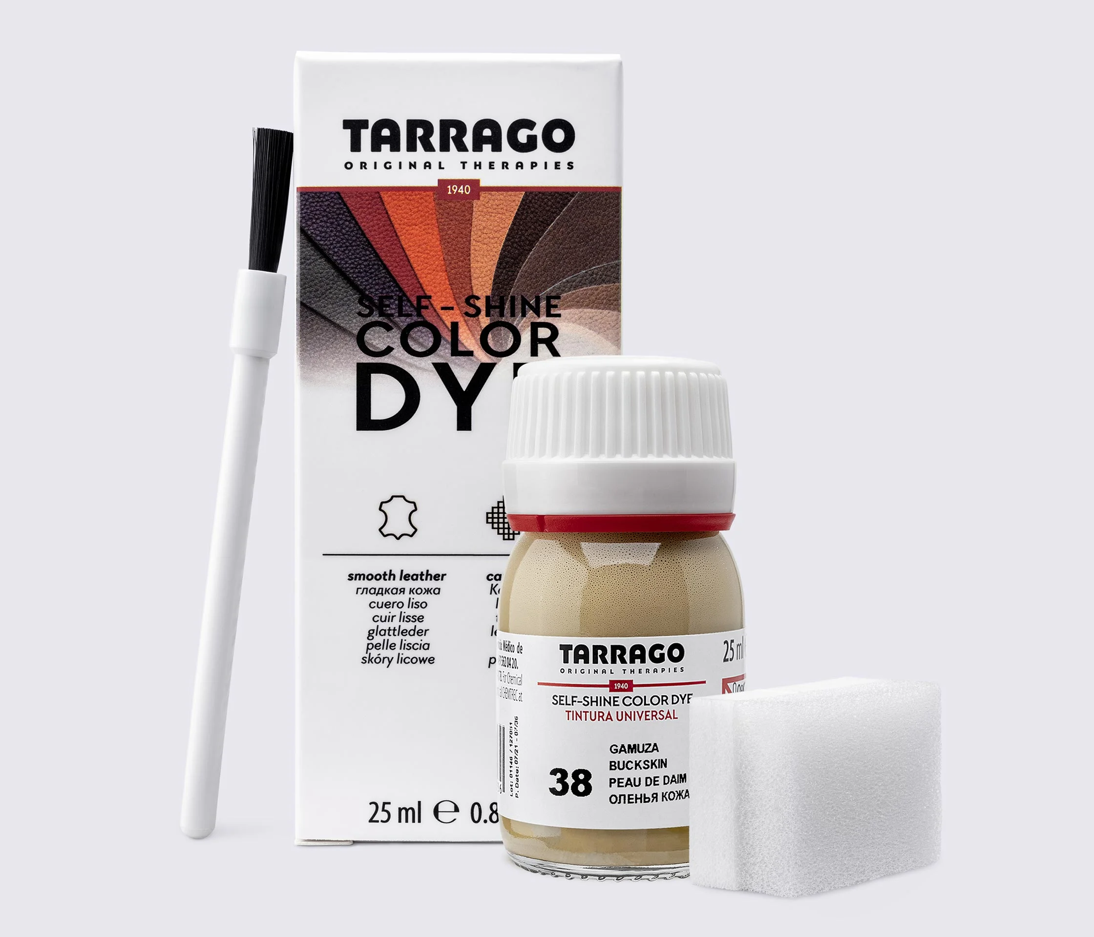 Фарба для шкіри та текстилю Tarrago Color Dye, 25 мл,TDC01