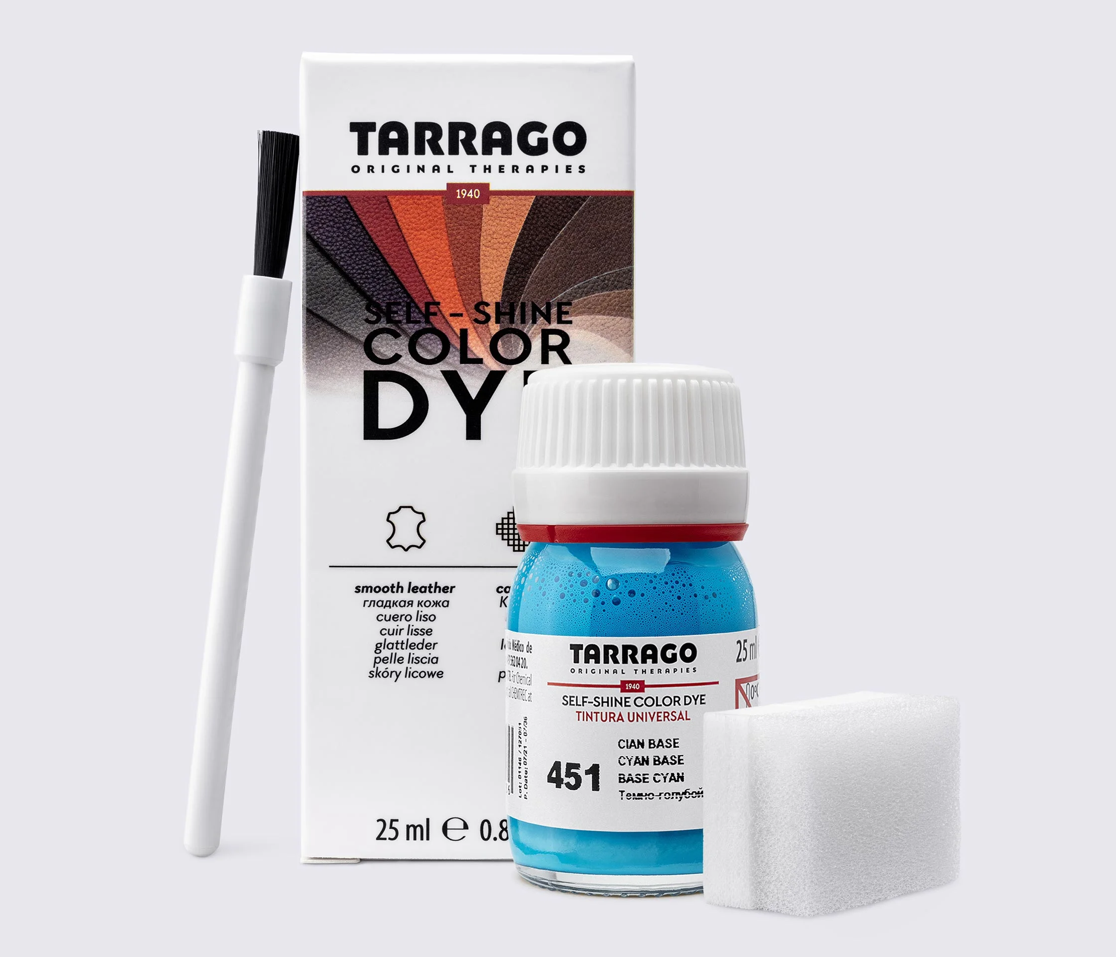 Фарба для шкіри та текстилю Tarrago Color Dye, 25 мл,TDC01