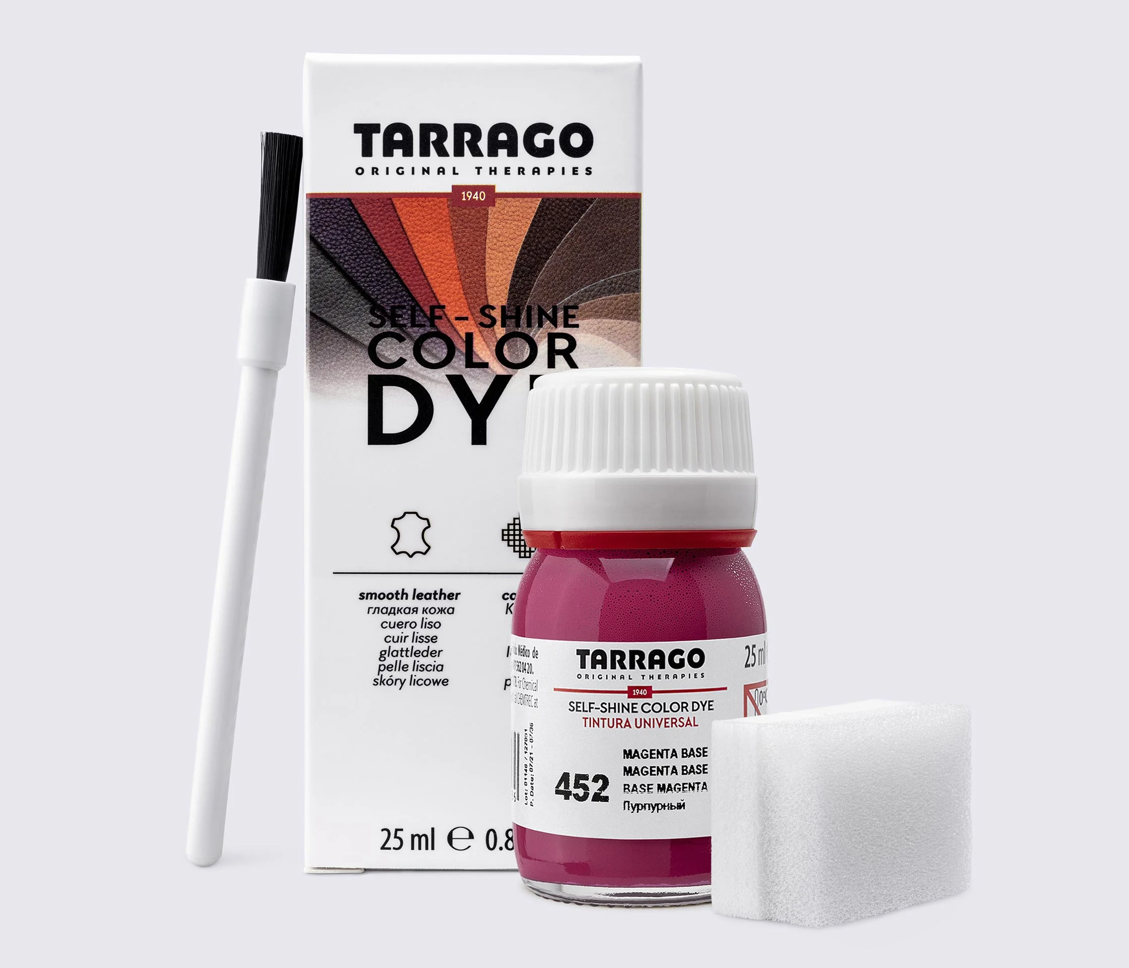 Фарба для шкіри та текстилю Tarrago Color Dye, 25 мл,TDC01