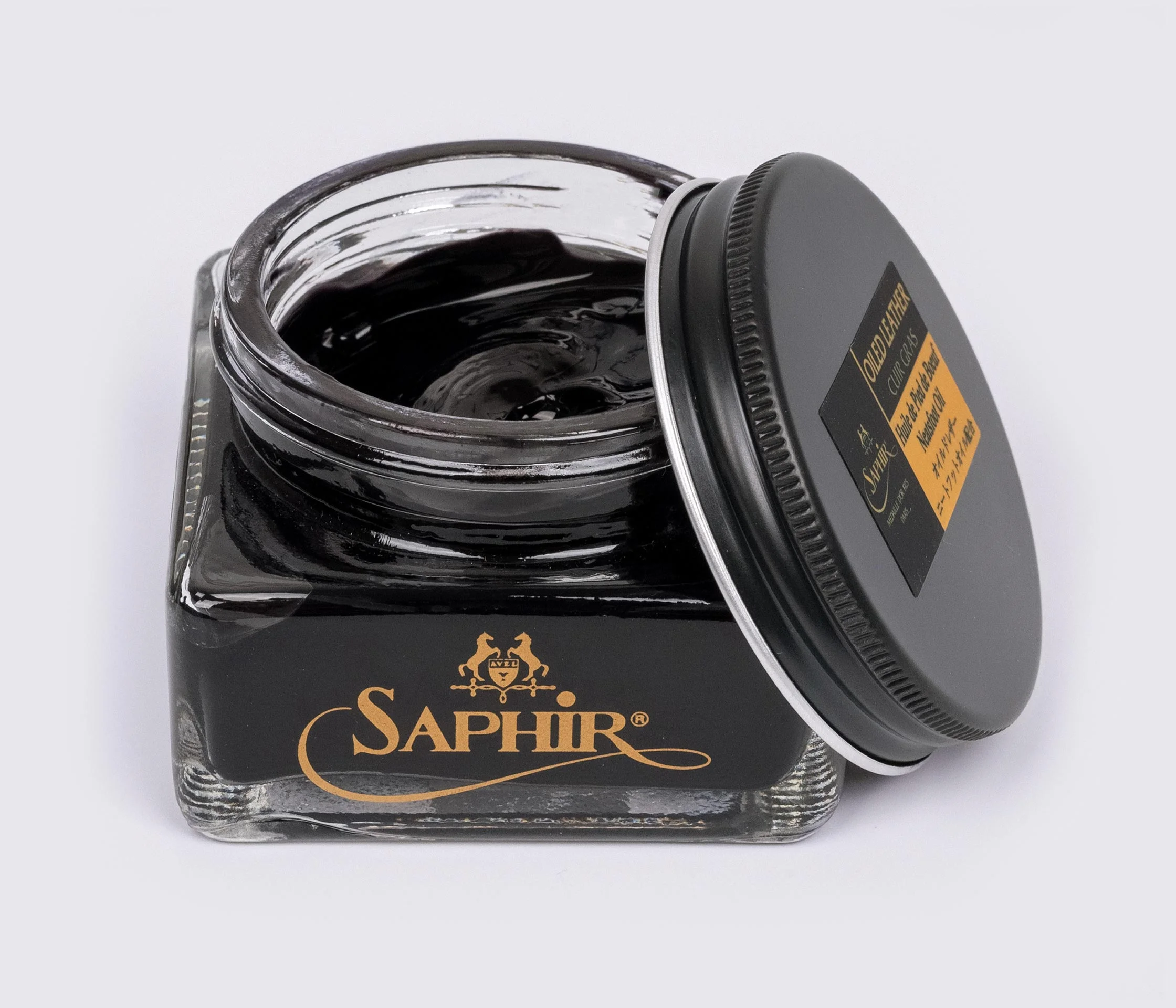 Крем для жированой кожи Saphir Medaille D'or Oiled Leather Cuir Gras (1063), 75 мл.