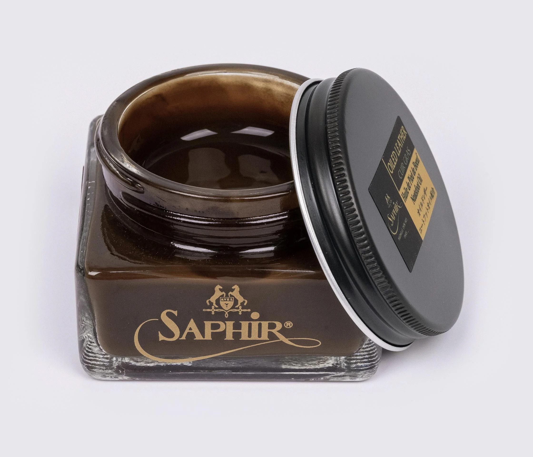 Крем для жированой кожи Saphir Medaille D'or Oiled Leather Cuir Gras (1063), 75 мл.