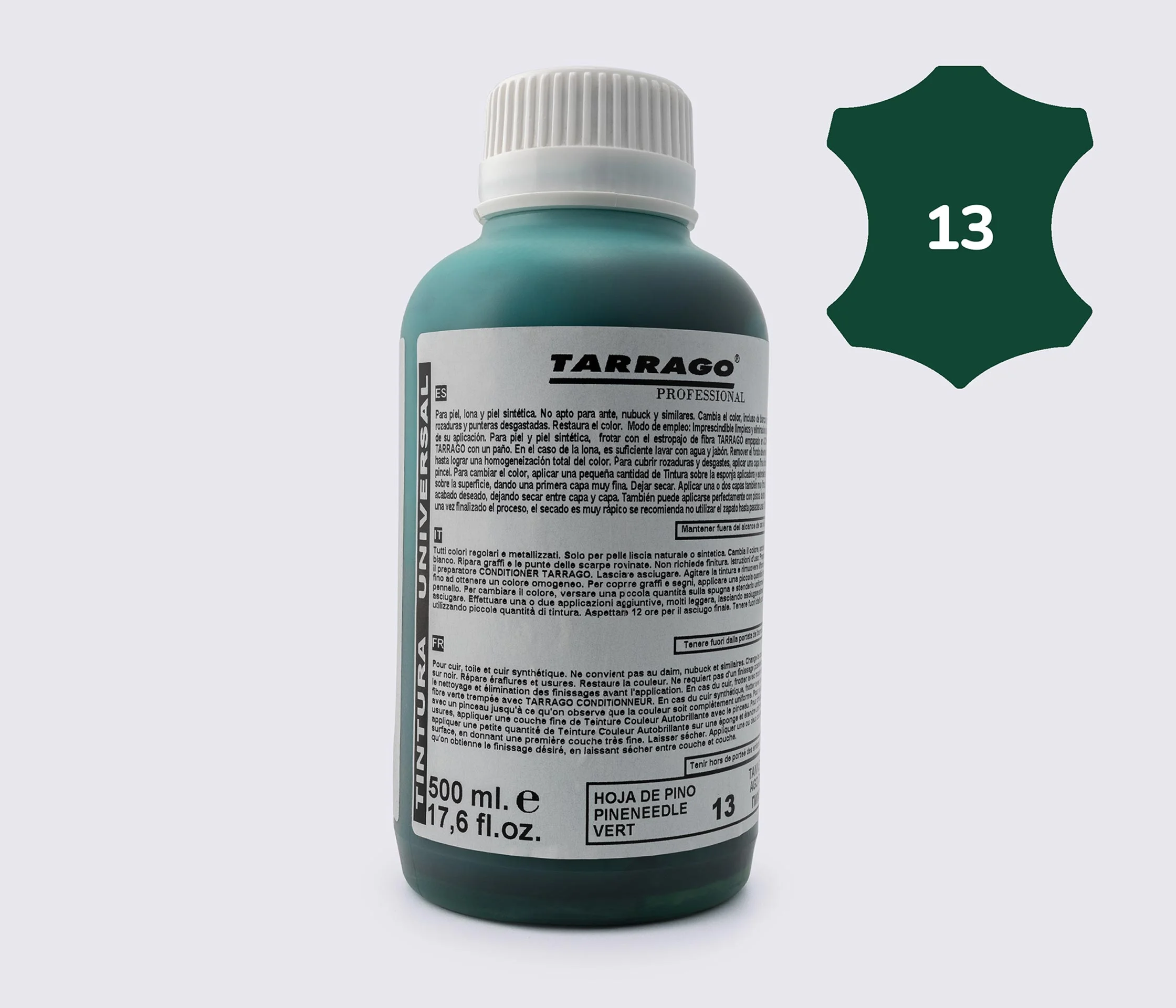 Фарба для гладкої шкіри та текстилю Tarrago Self Color Shine Dye, 500 мл TPP01 