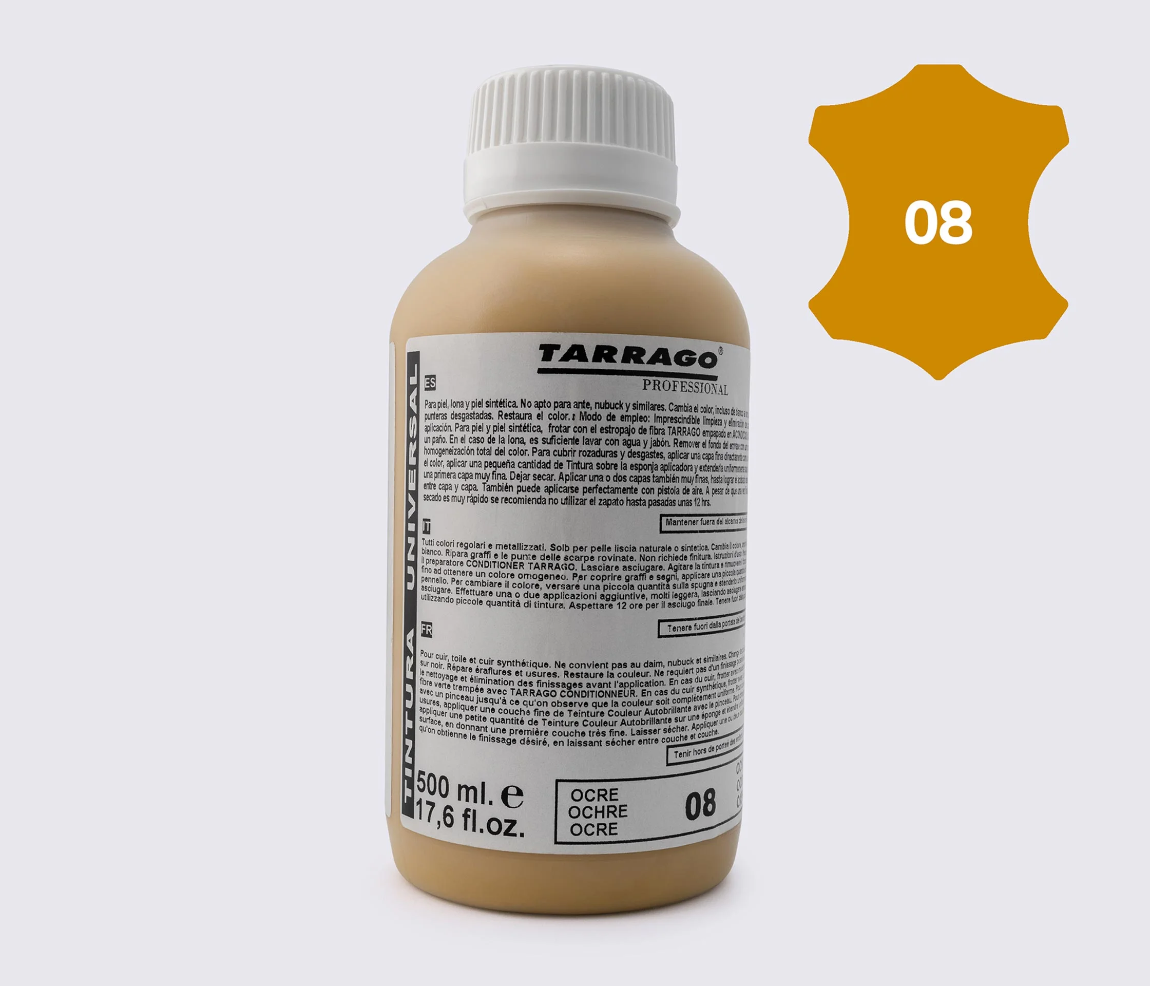 Фарба для гладкої шкіри та текстилю Tarrago Self Color Shine Dye, 500 мл TPP01 