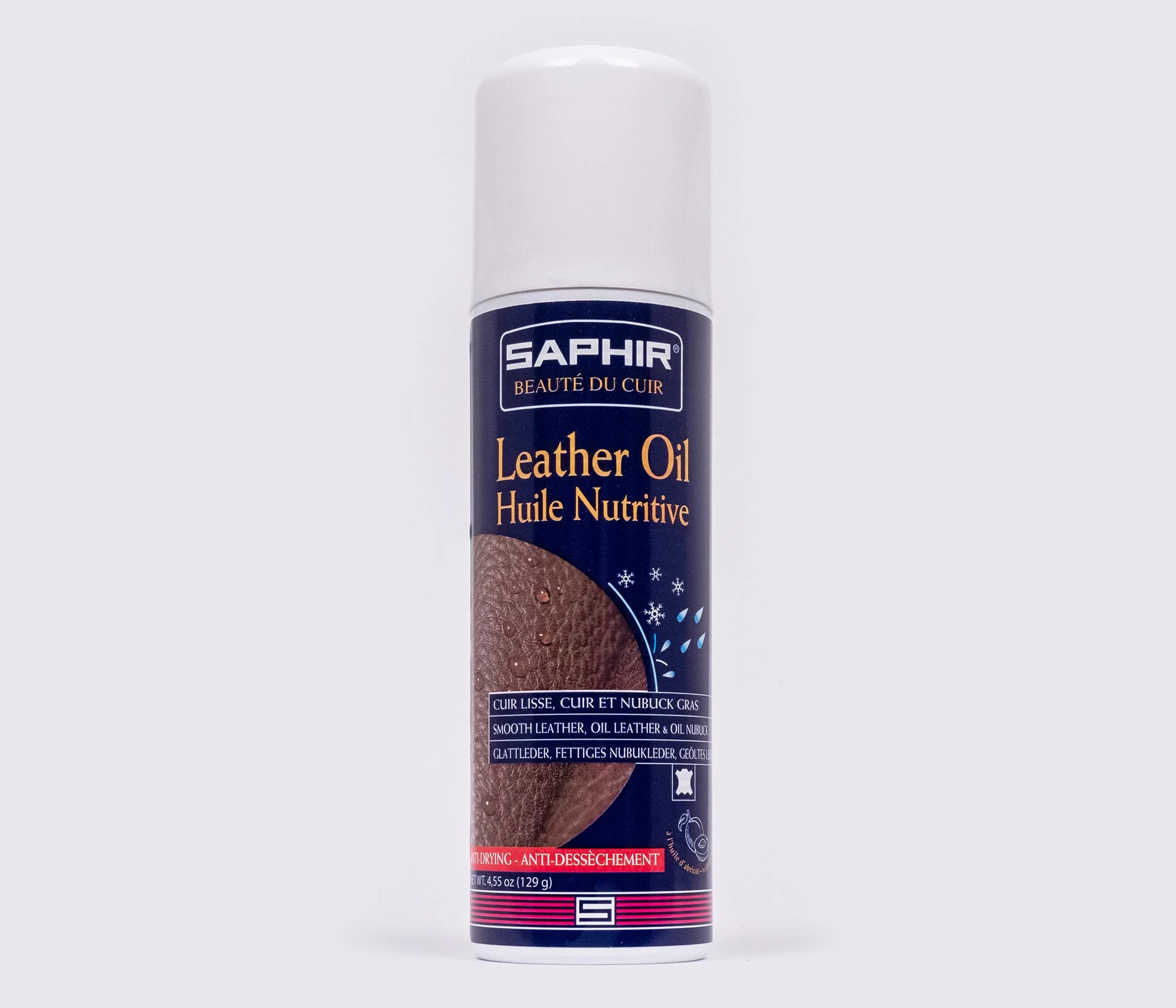 Водоотталкивающая пропитка Saphir Huile Protectrice HP Leather Oil, спрей, 200 мл (0705)