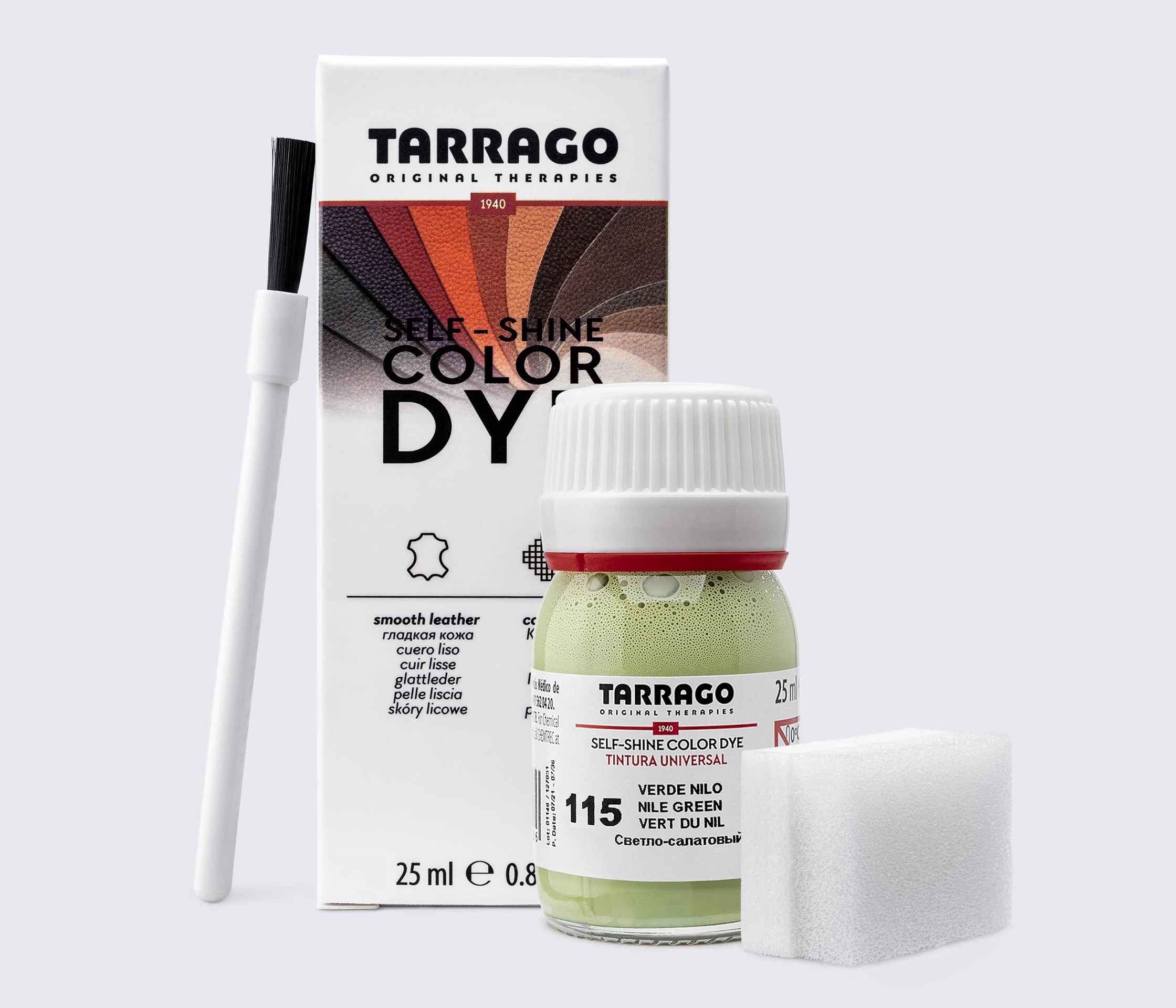 Фарба для шкіри та текстилю Tarrago Color Dye, 25 мл,TDC01