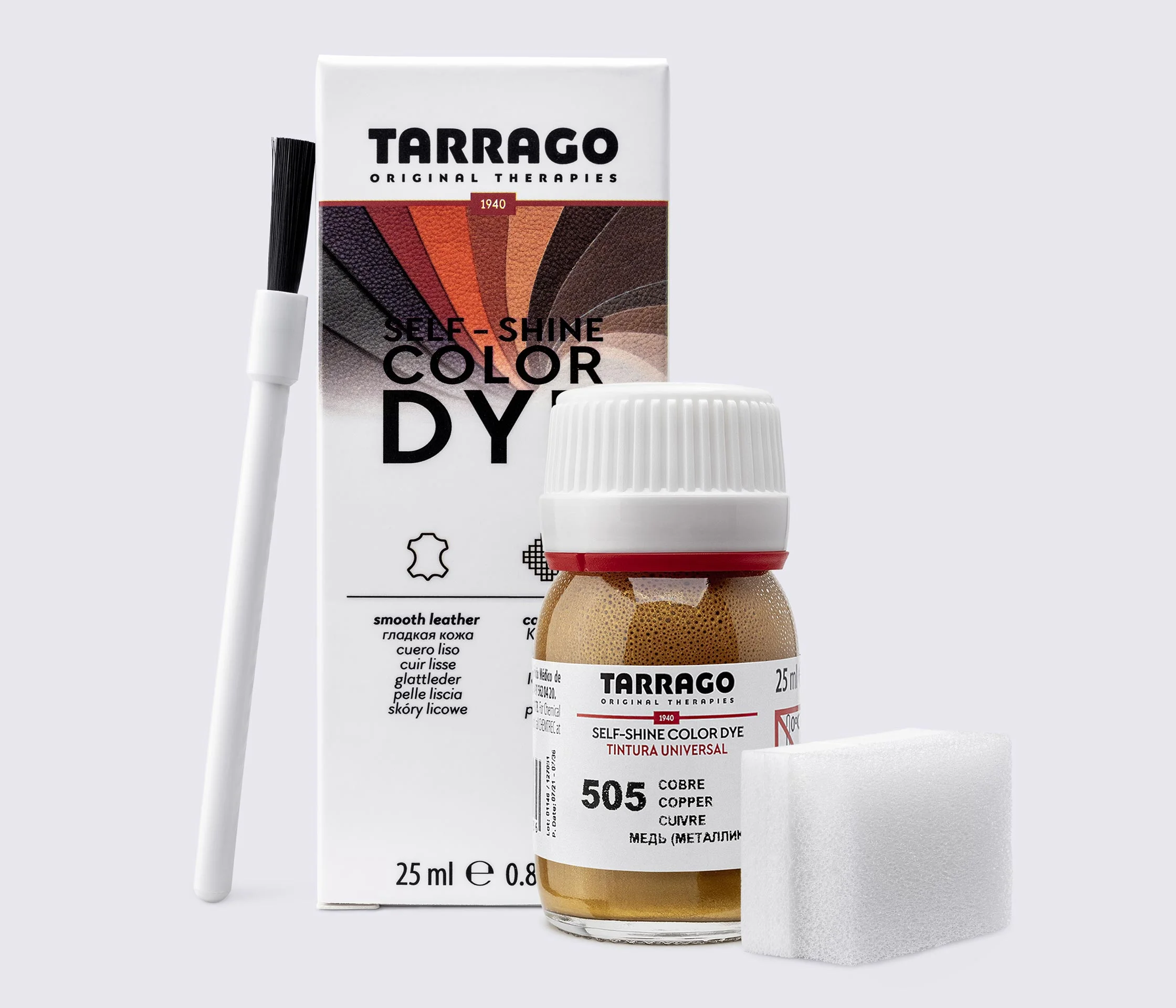 Фарба для шкіри та текстилю Tarrago Color Dye, 25 мл,TDC01