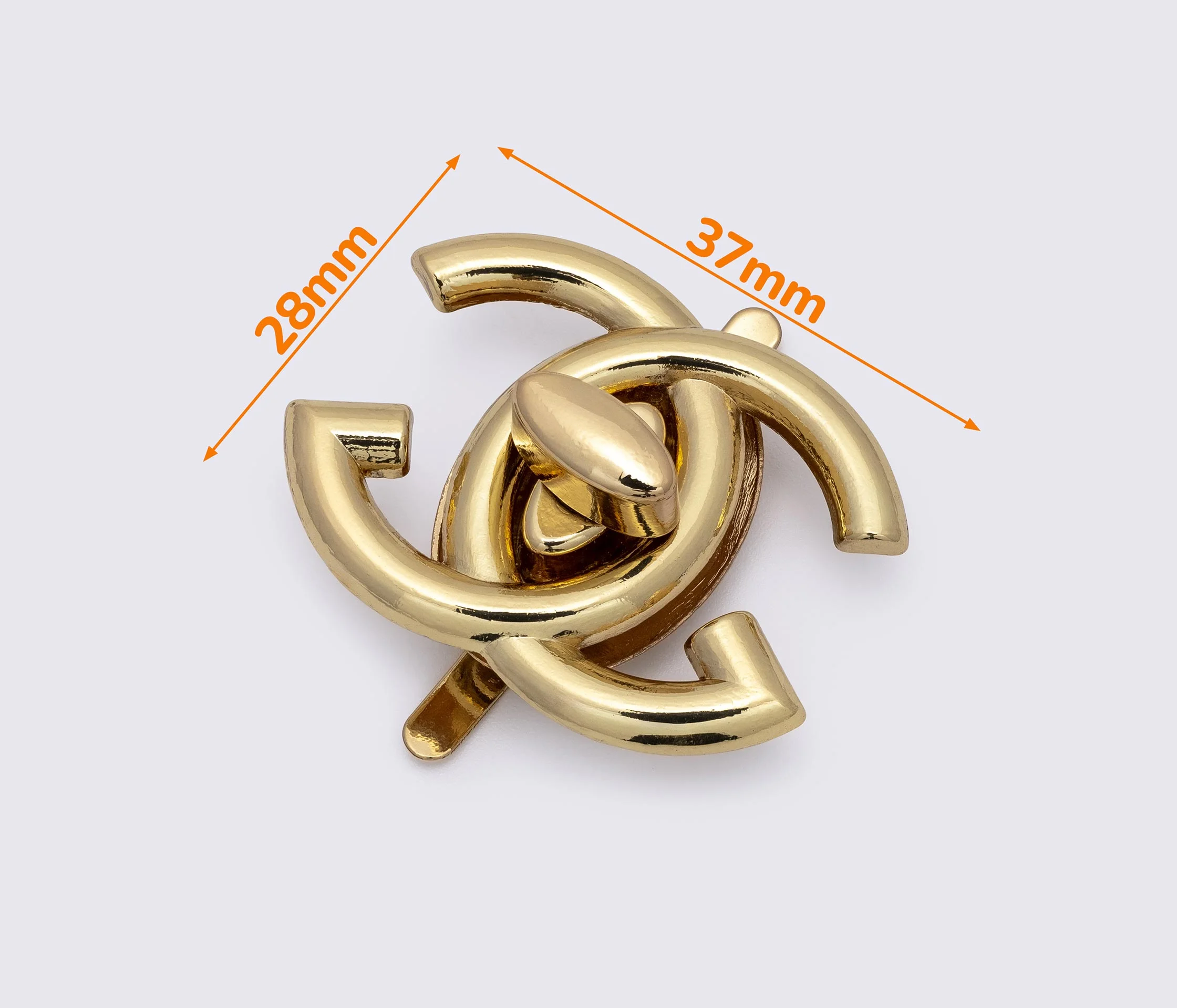 Замок сумочный 28*37мм (65-267)