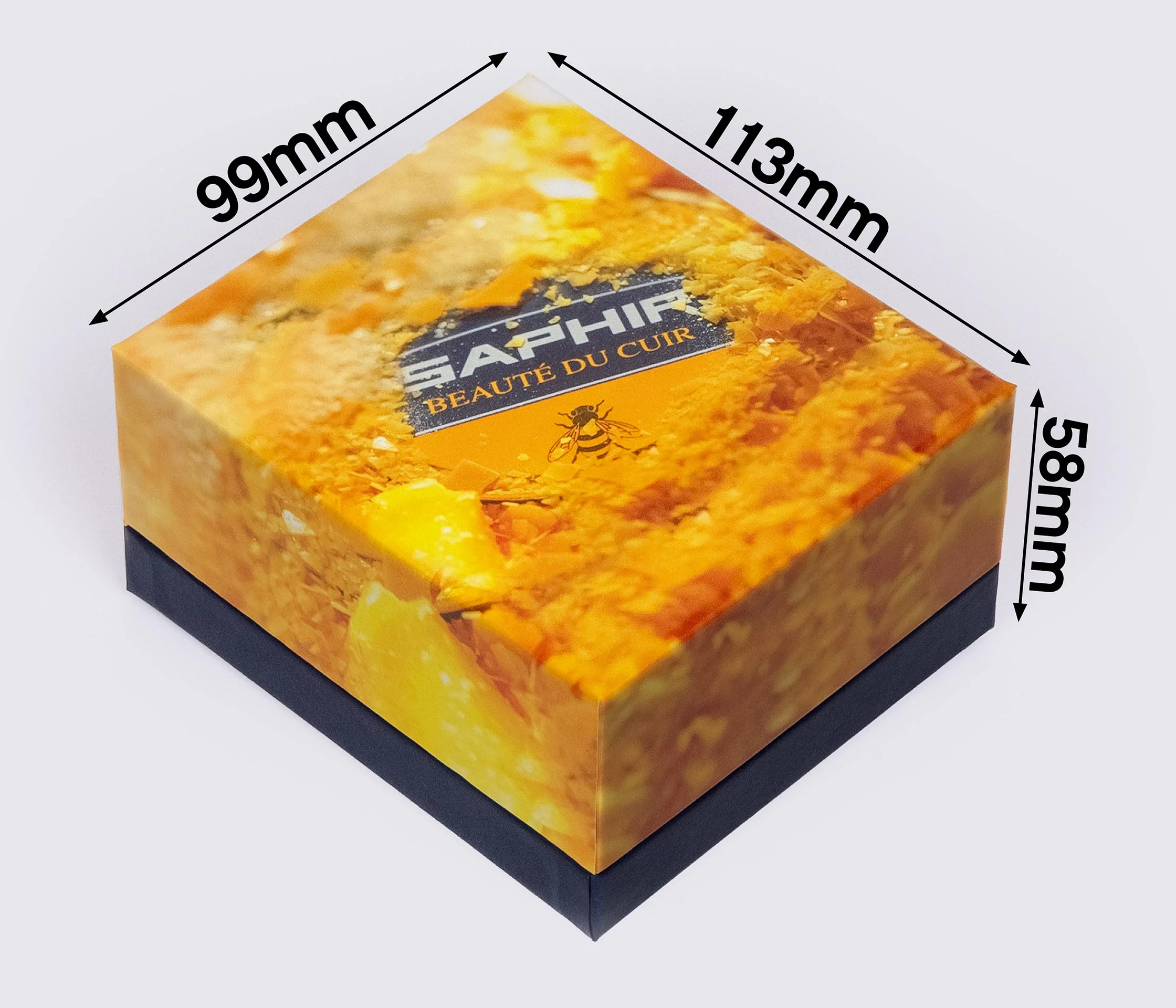 Подарочная коробка Saphir Wax Box Small, маленькая, 99х113х58 мм (2970)