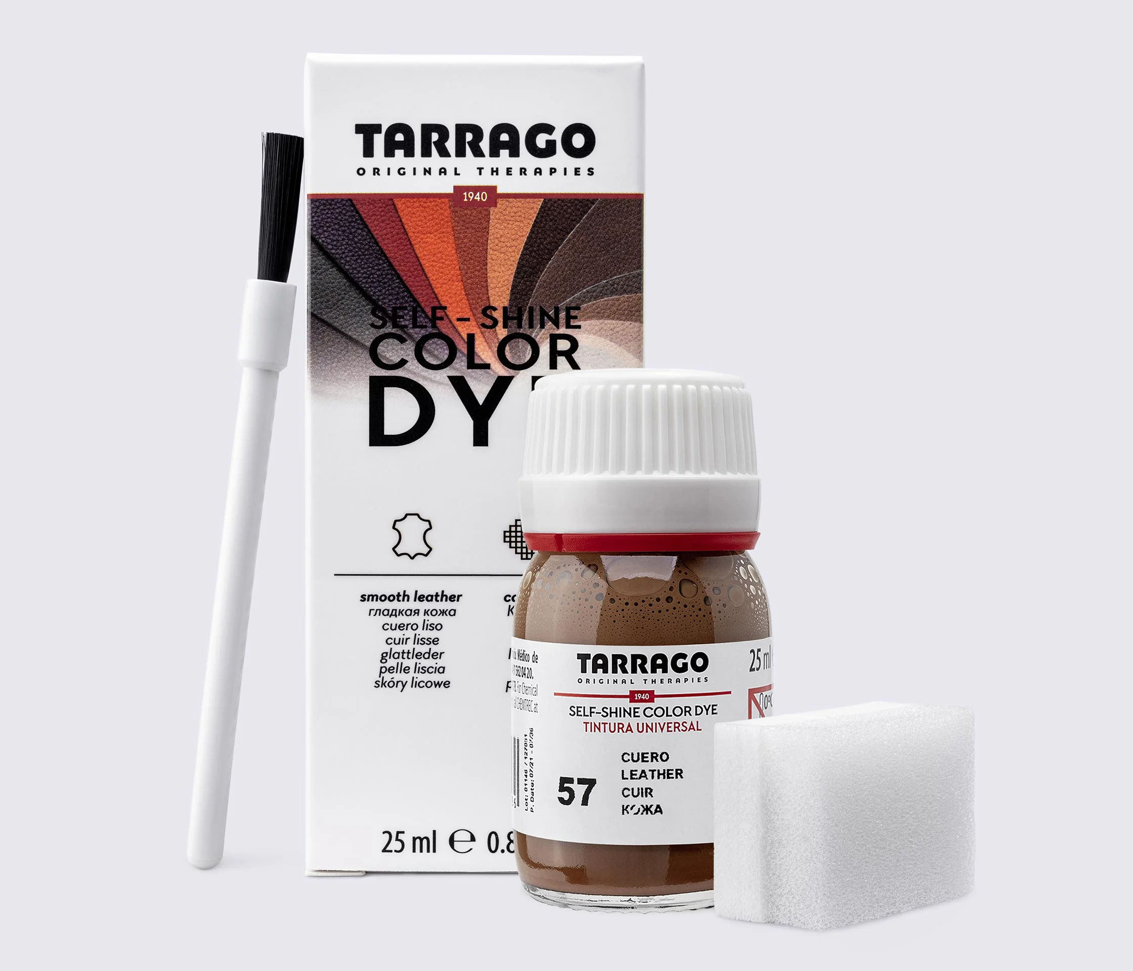 Фарба для шкіри та текстилю Tarrago Color Dye, 25 мл,TDC01