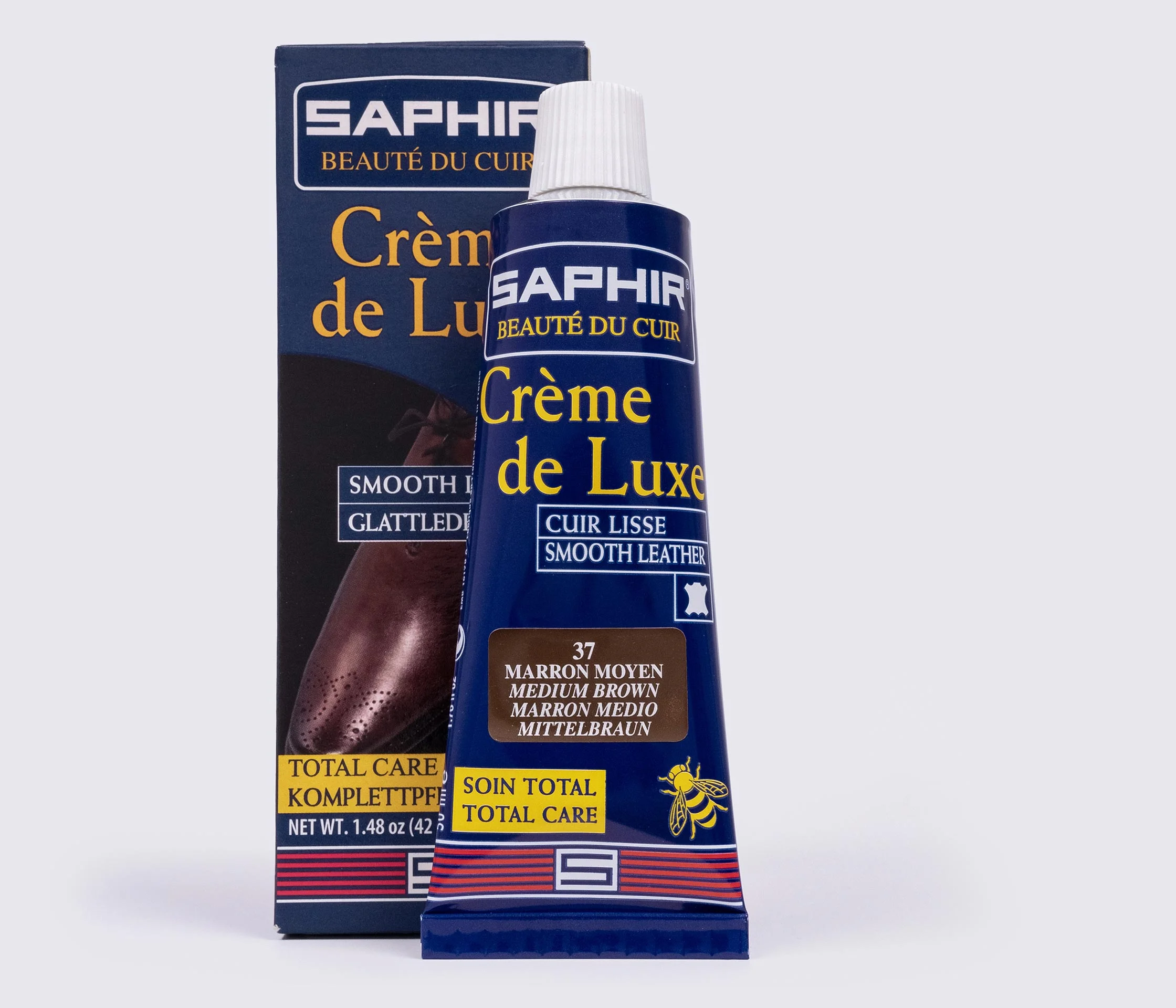 Водоотталкивающий крем для обуви Saphir Creme De Luxe 1789 50 мл, (0012)