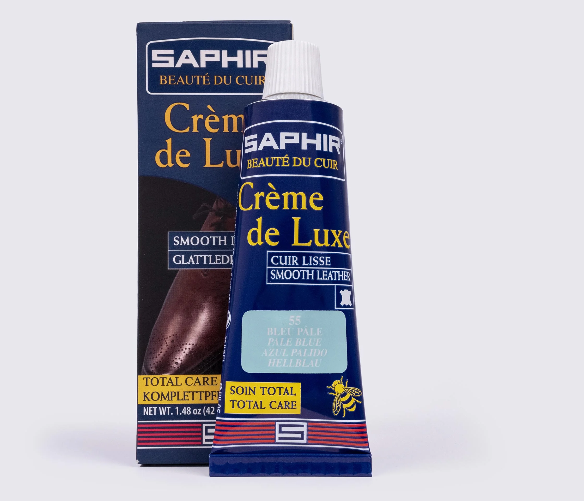 Водоотталкивающий крем для обуви Saphir Creme De Luxe 1789 50 мл, (0012)