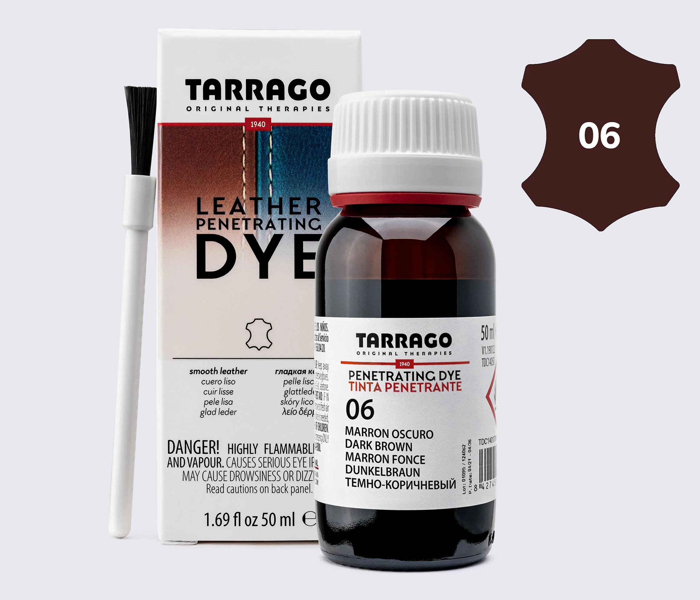 Проникающая краска для гладкой кожи TARRAGO PENETRATING DYE, 50 мл, TDC14