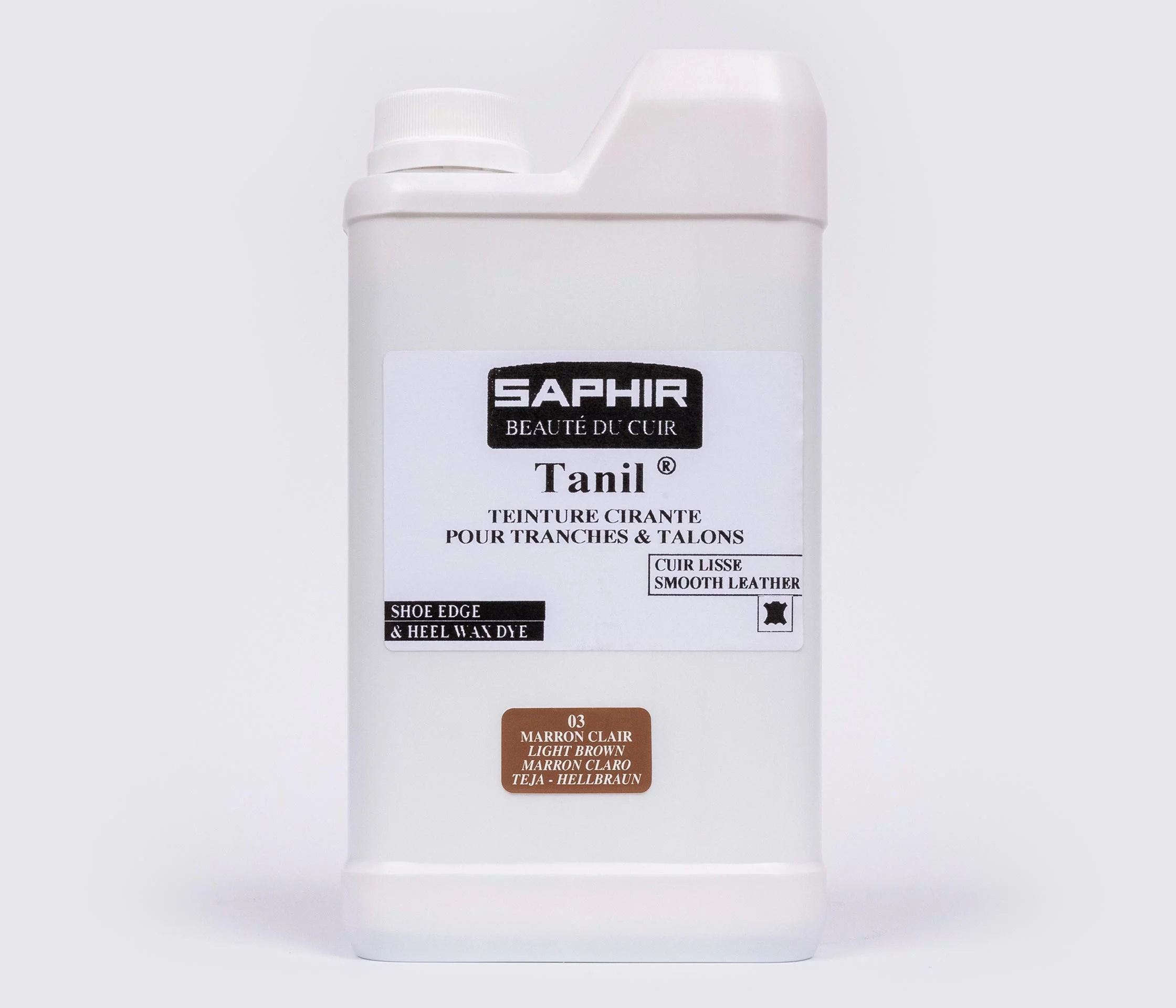 Фарба для каблуків і підошв Saphir Tanil, 500 мл, кол. світло-коричневий (03) (0864)