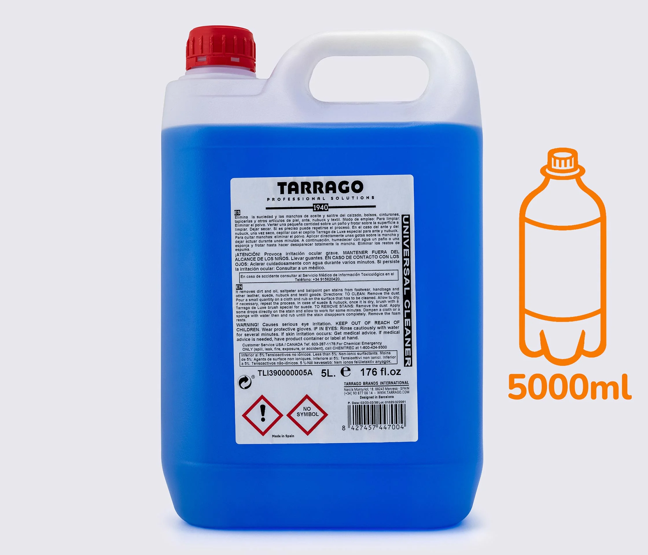 Універсальний очищувач TARRAGO Leather Care Universal Cleaner, 5000 мл TLI39