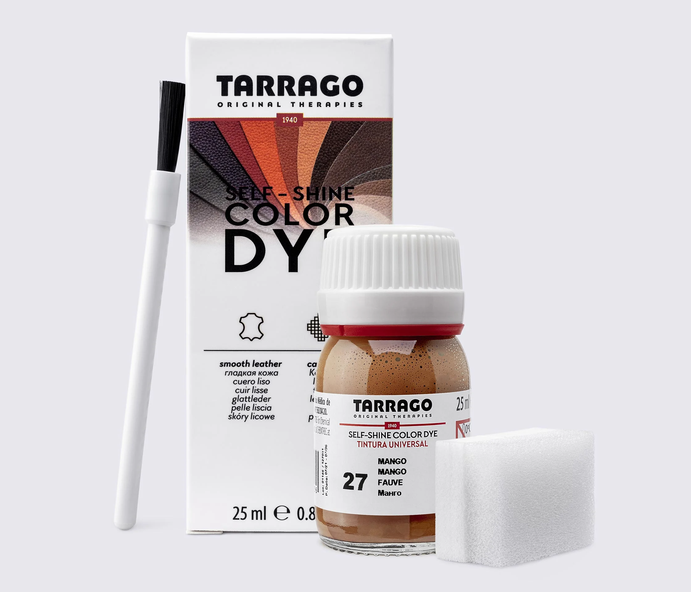 Фарба для шкіри та текстилю Tarrago Color Dye, 25 мл,TDC01