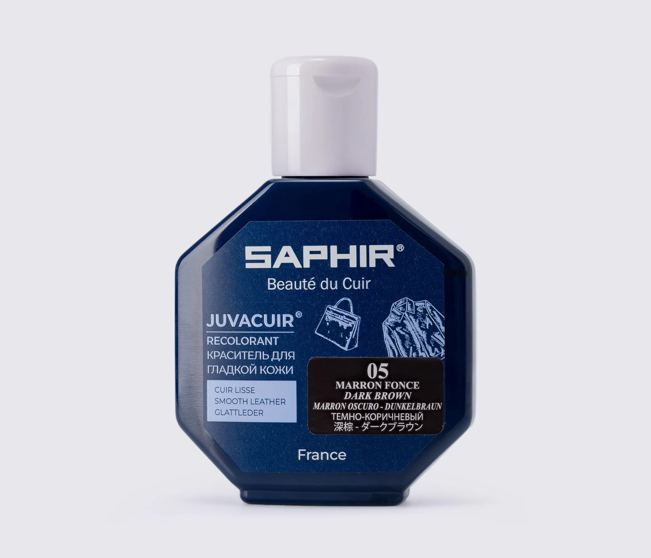 Крем - Фарба Для Гладкої Шкіри Saphir Juvacuir, 75 мл, (0803)