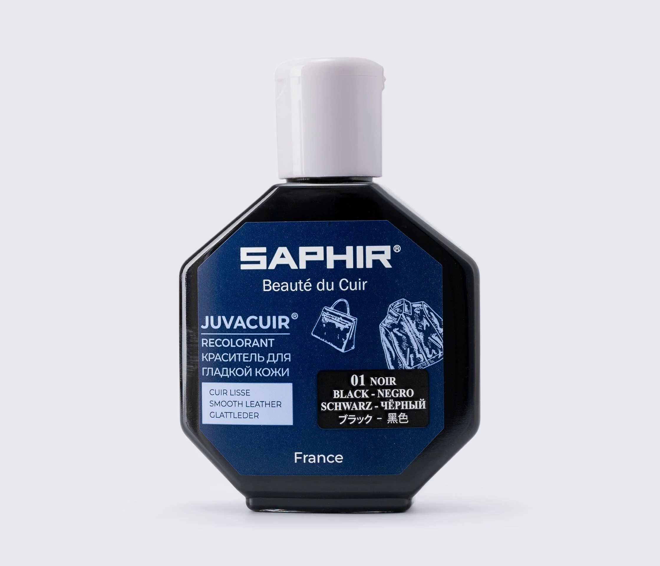 Крем - Фарба Для Гладкої Шкіри Saphir Juvacuir, 75 мл, (0803)