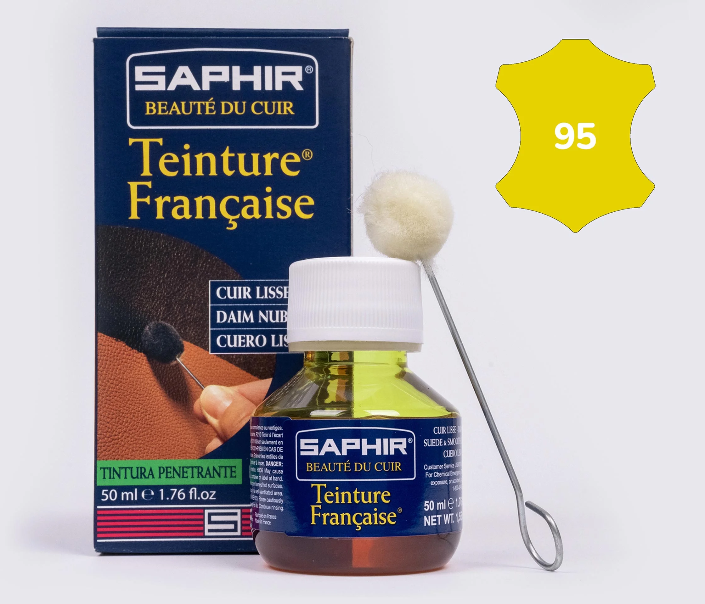 Краска  для открытых типов кож Saphir Teinture Francaise, 50 мл,(0812)