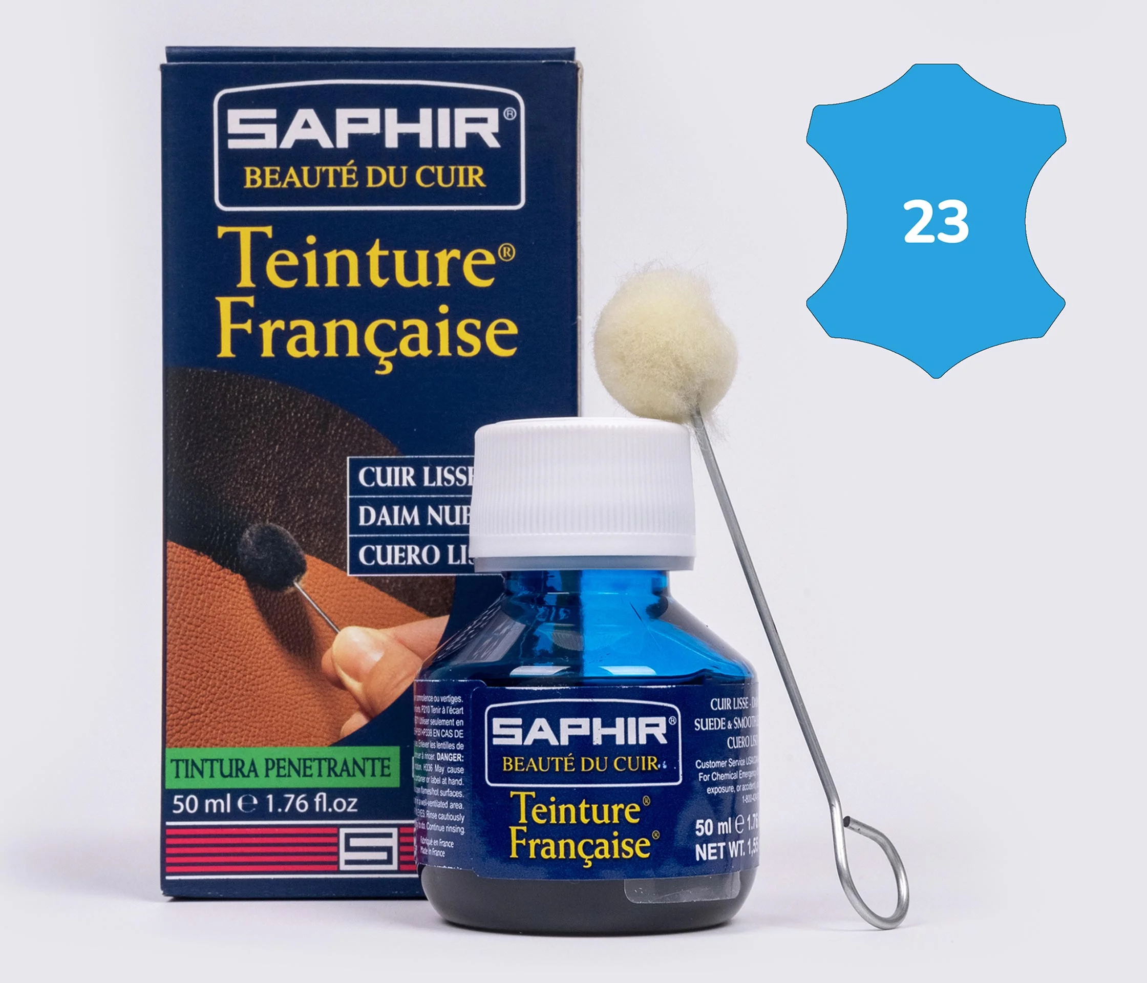 Краска  для открытых типов кож Saphir Teinture Francaise, 50 мл,(0812)