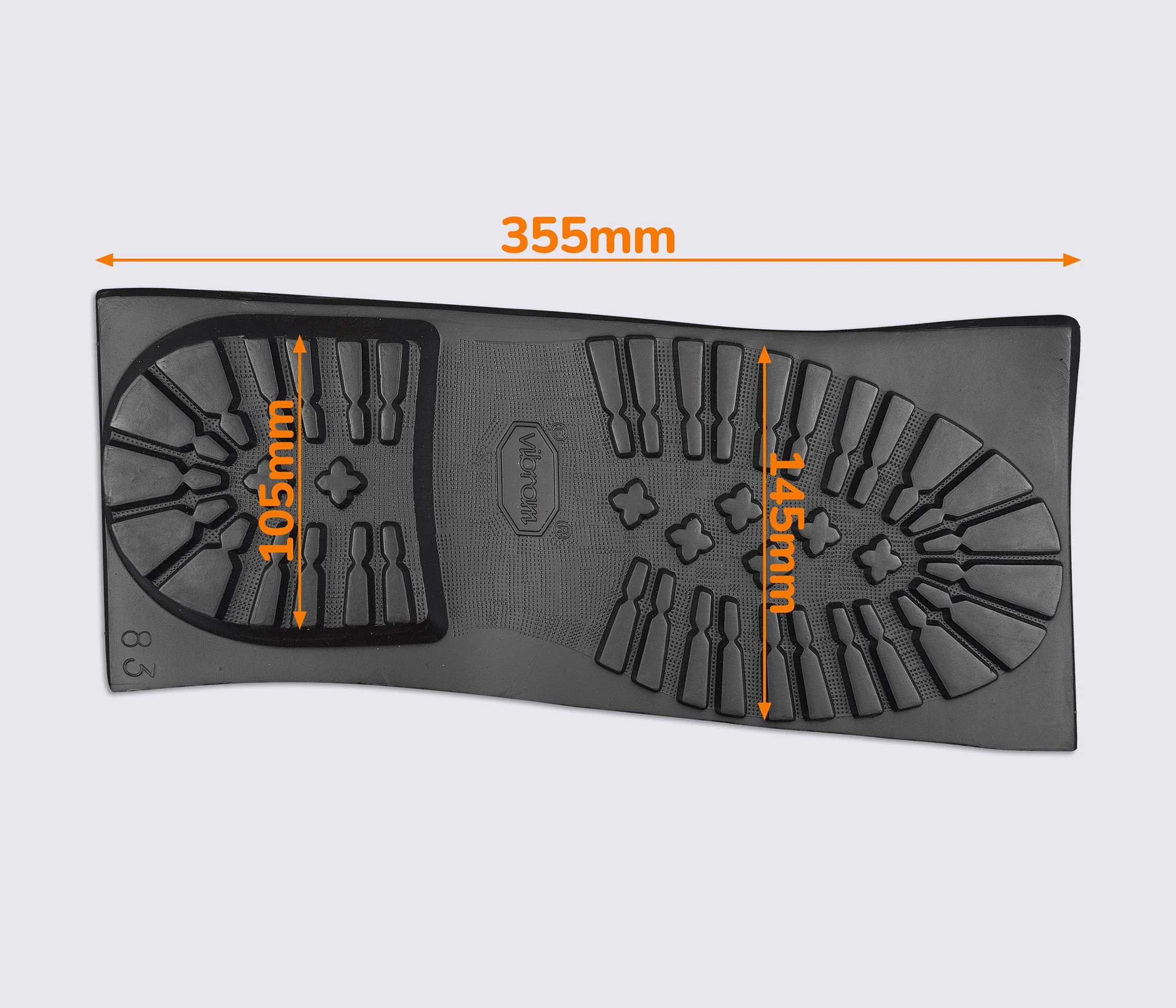 BETULLA (8303) чорна підошва Vibram