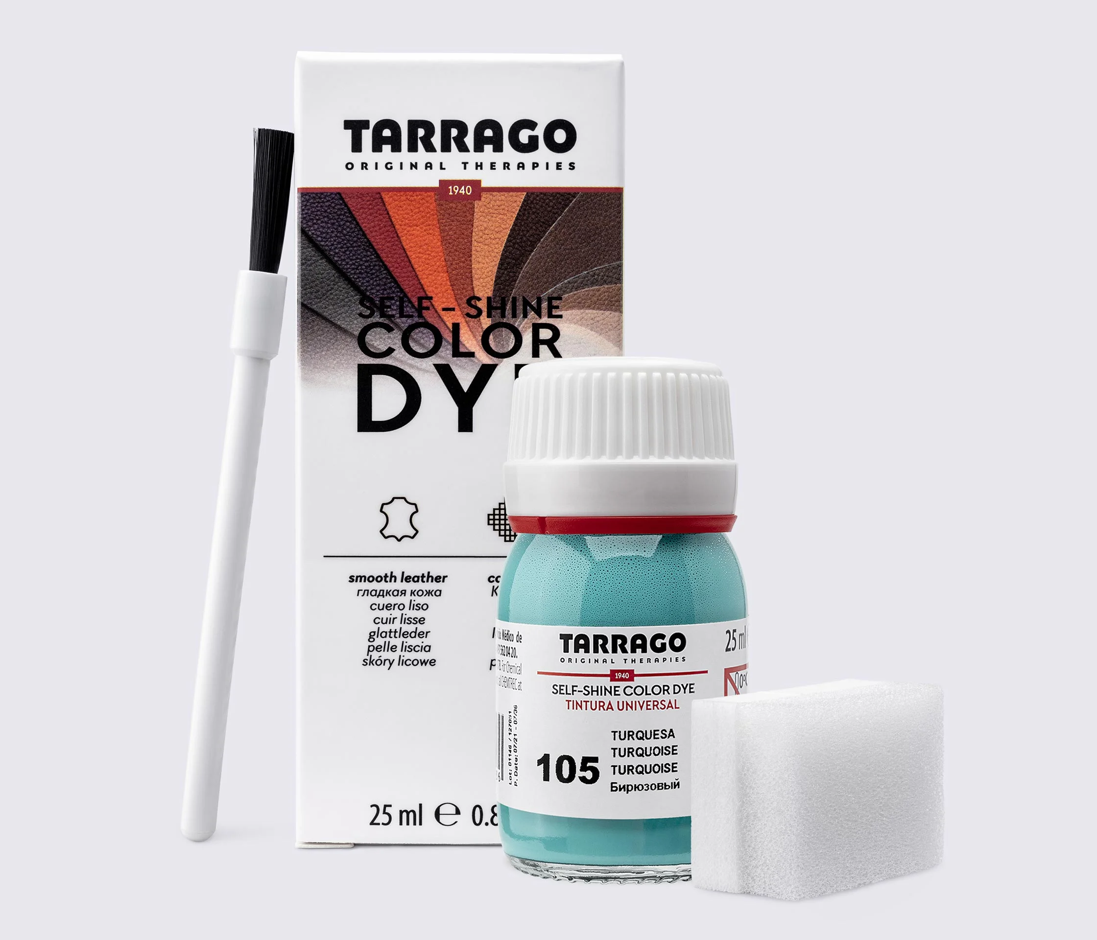 Фарба для шкіри та текстилю Tarrago Color Dye, 25 мл,TDC01