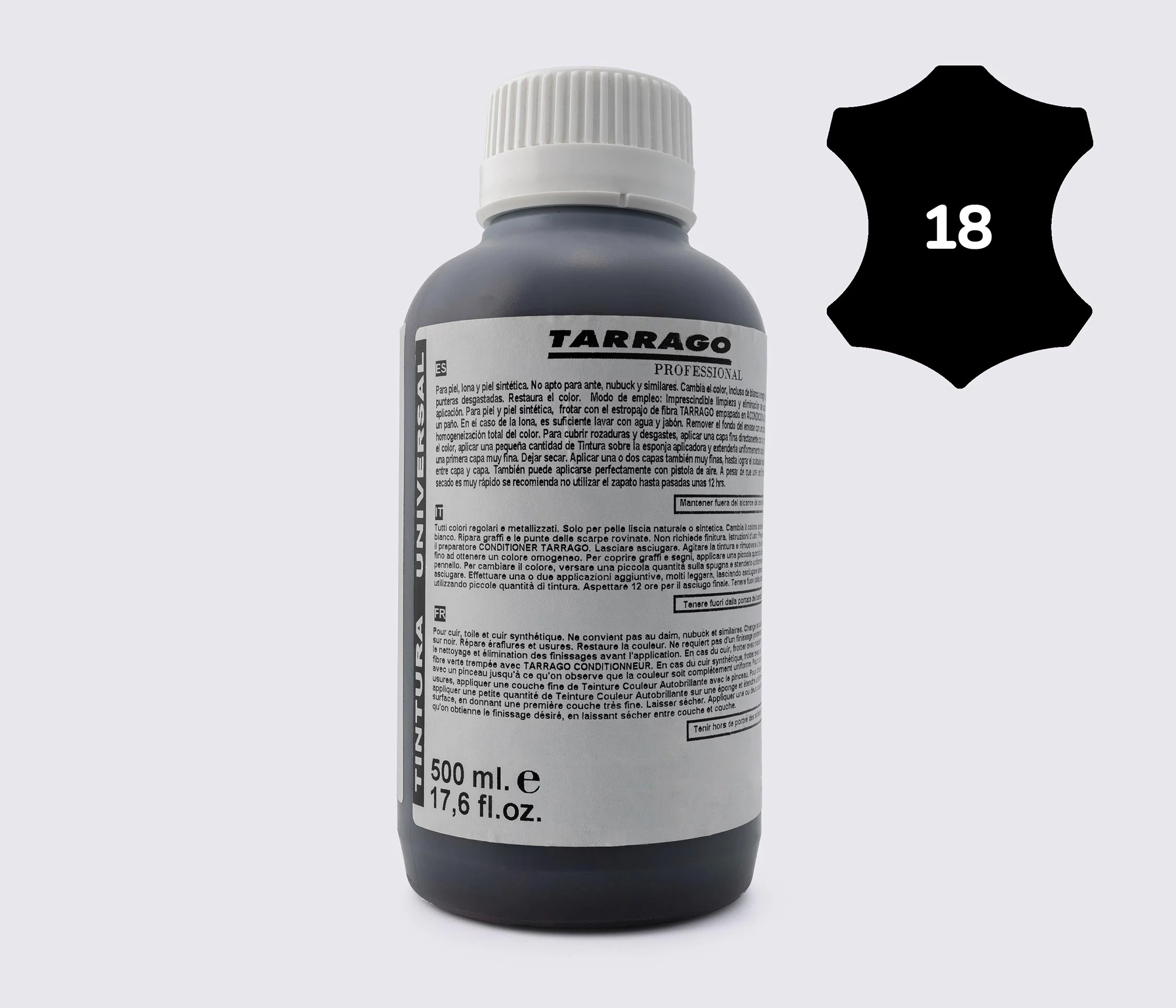 Фарба для гладкої шкіри та текстилю Tarrago Self Color Shine Dye, 500 мл TPP01 