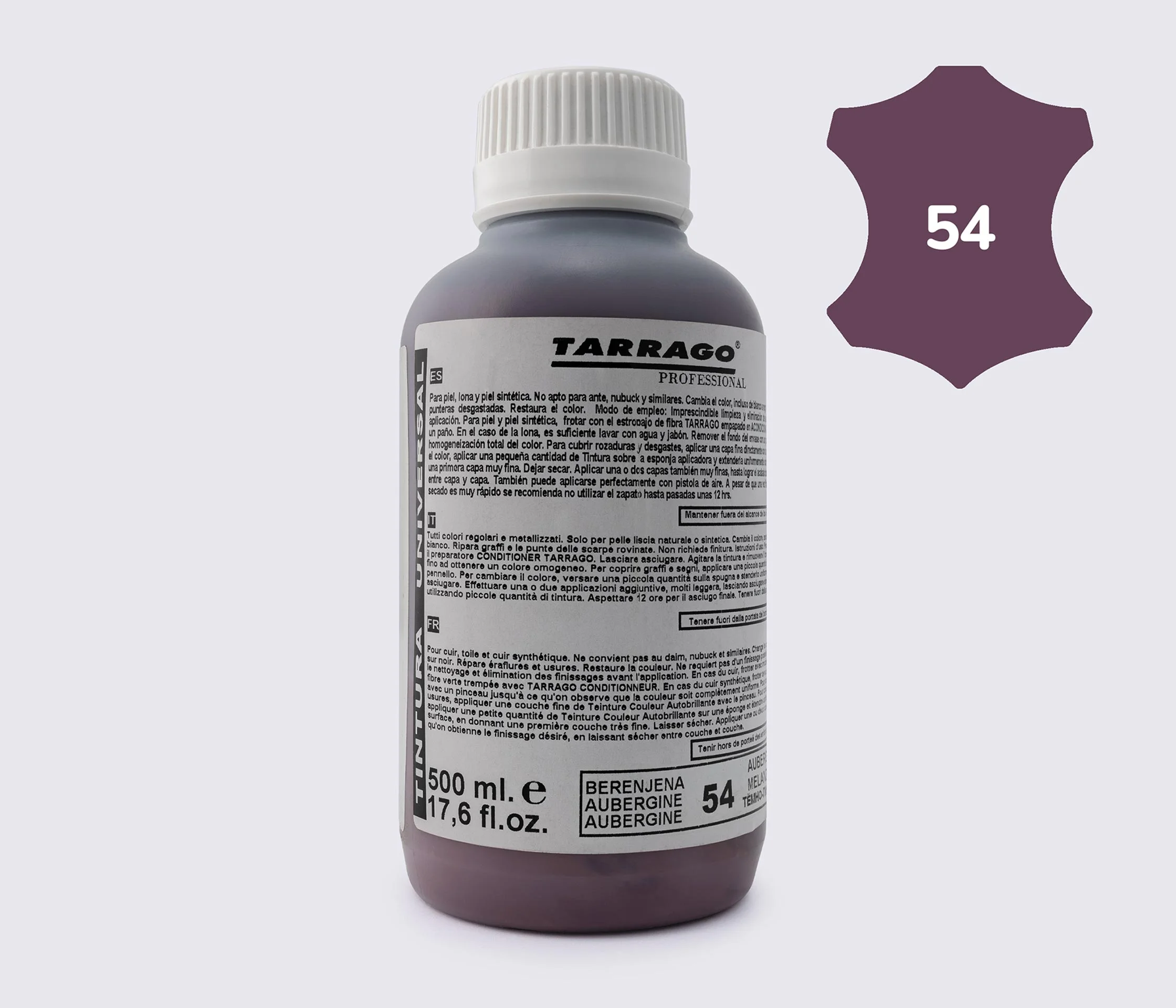 Фарба для гладкої шкіри та текстилю Tarrago Self Color Shine Dye, 500 мл TPP01 