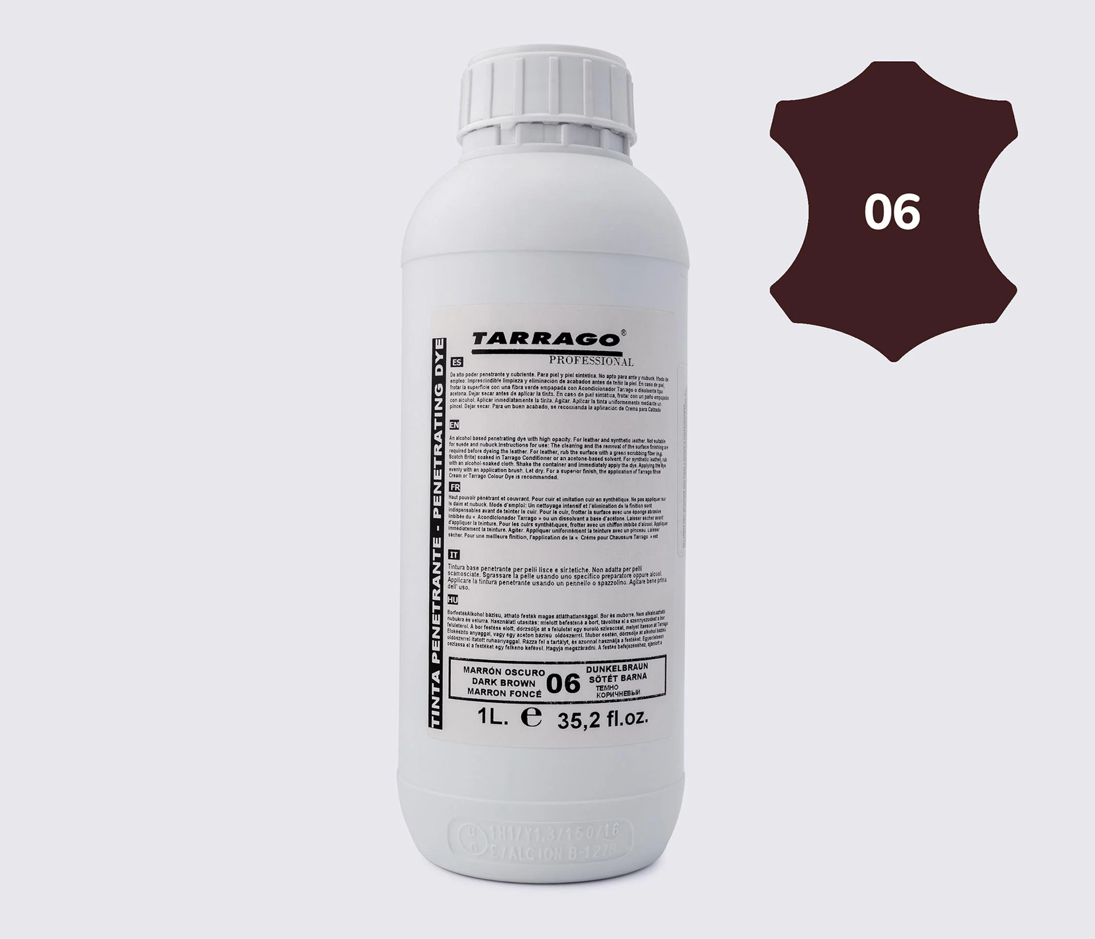 Краска для гладкой кожи Tarrago Penetrating Dye, 1000 мл TPP09
