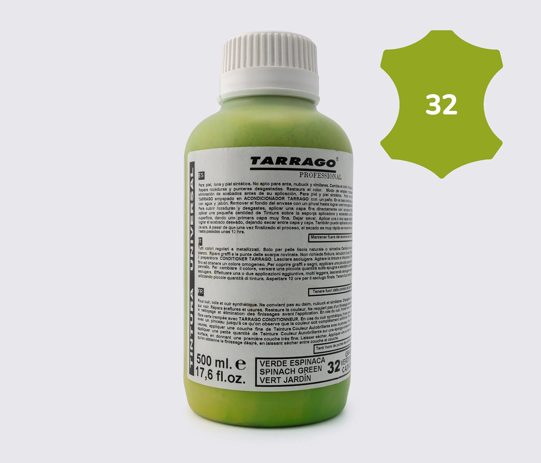 Фарба для гладкої шкіри та текстилю Tarrago Self Color Shine Dye, 500 мл TPP01 