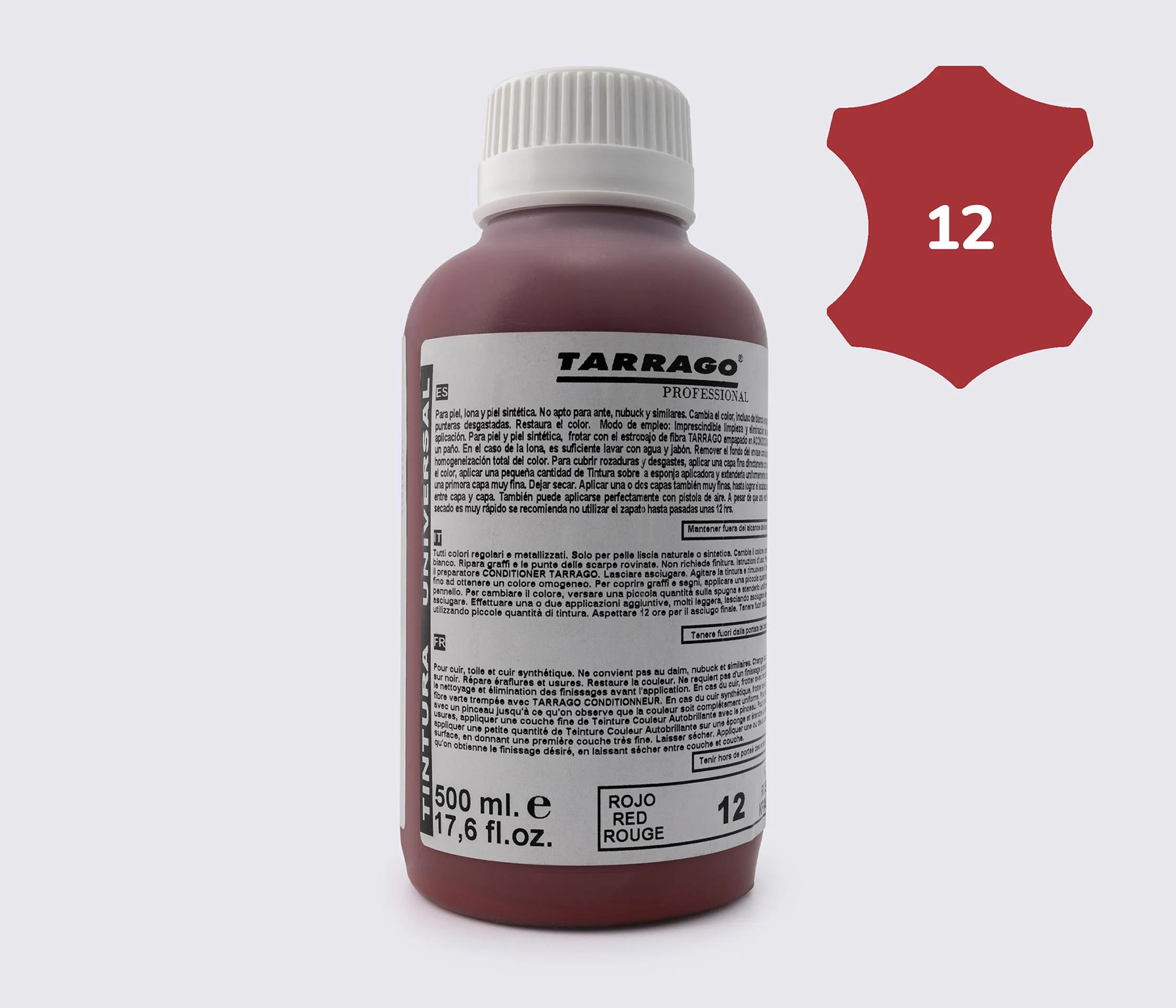 Фарба для гладкої шкіри та текстилю Tarrago Self Color Shine Dye, 500 мл TPP01 