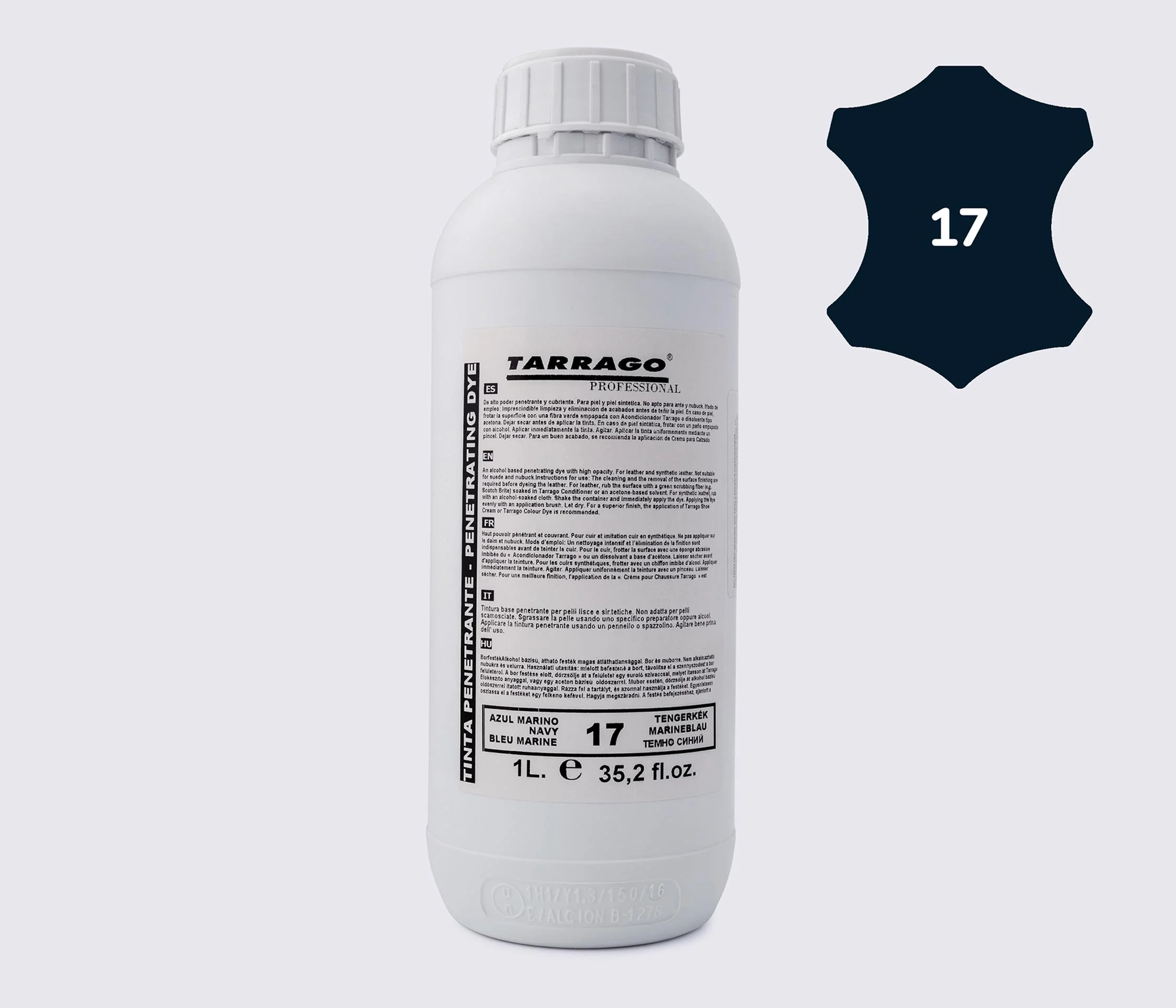 Краска для гладкой кожи Tarrago Penetrating Dye, 1000 мл TPP09