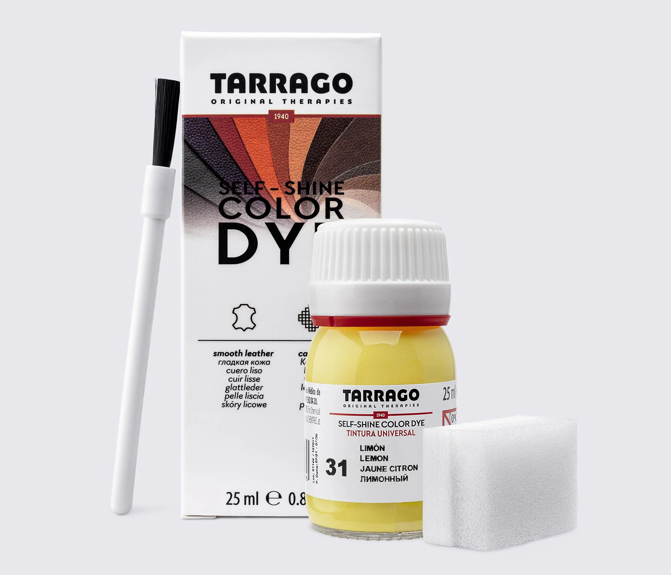 Фарба для шкіри та текстилю Tarrago Color Dye, 25 мл,TDC01