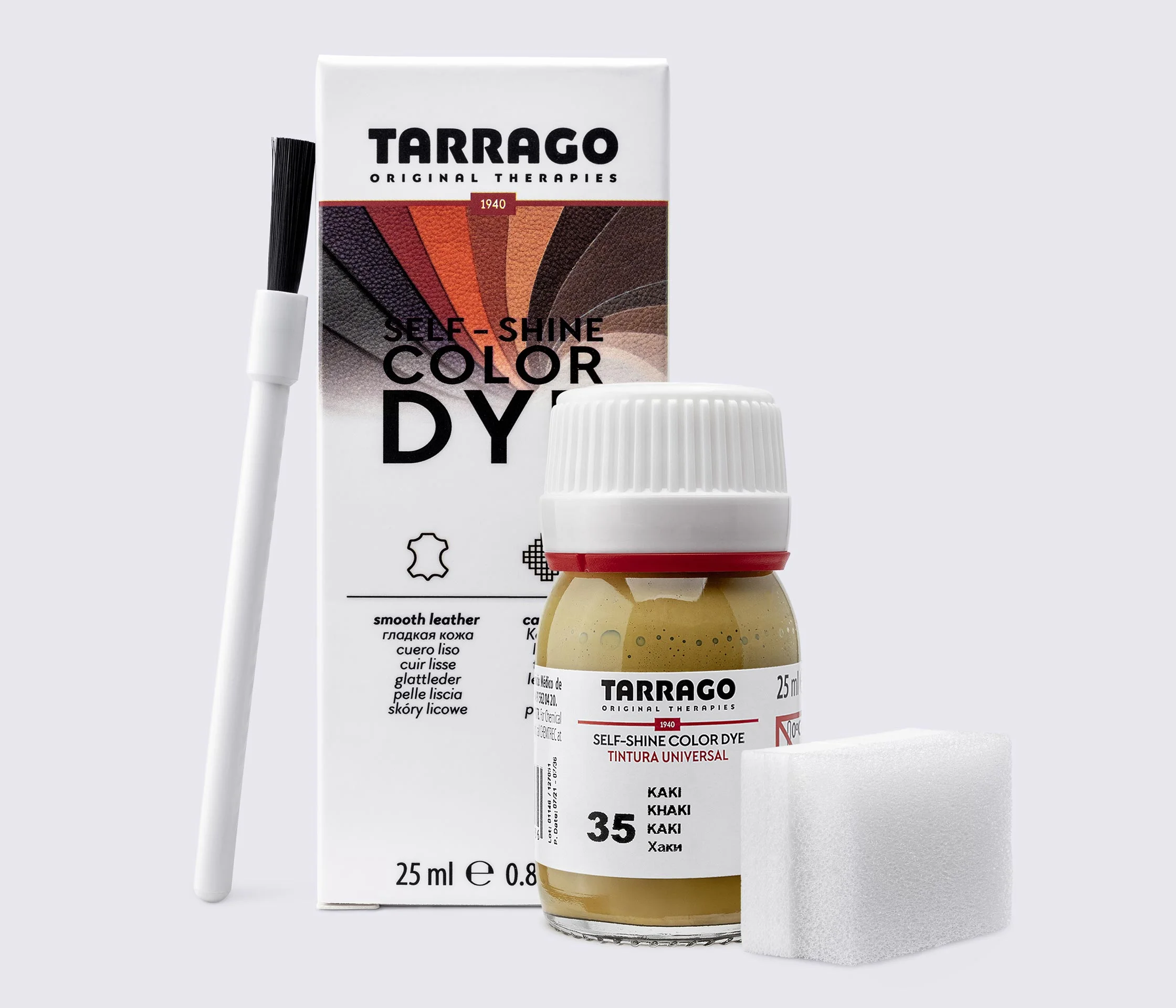 Фарба для шкіри та текстилю Tarrago Color Dye, 25 мл,TDC01