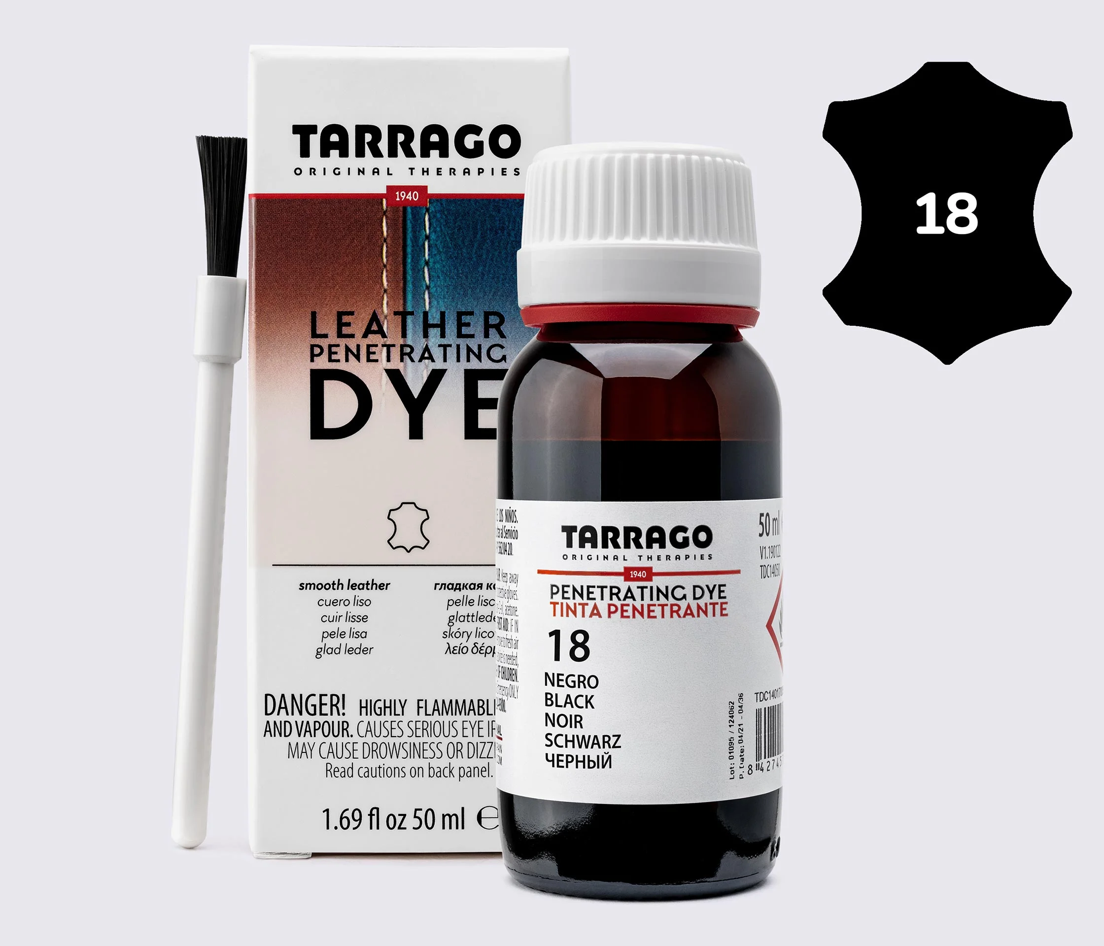 Проникающая краска для гладкой кожи TARRAGO PENETRATING DYE, 50 мл, TDC14