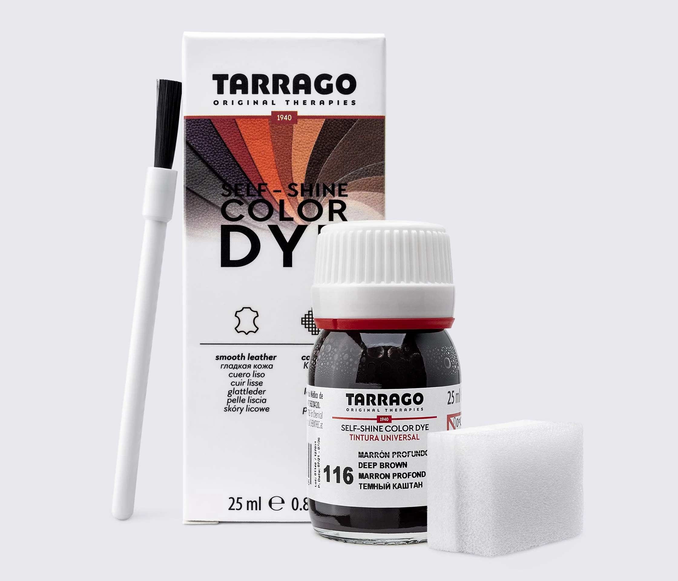 Фарба для шкіри та текстилю Tarrago Color Dye, 25 мл,TDC01