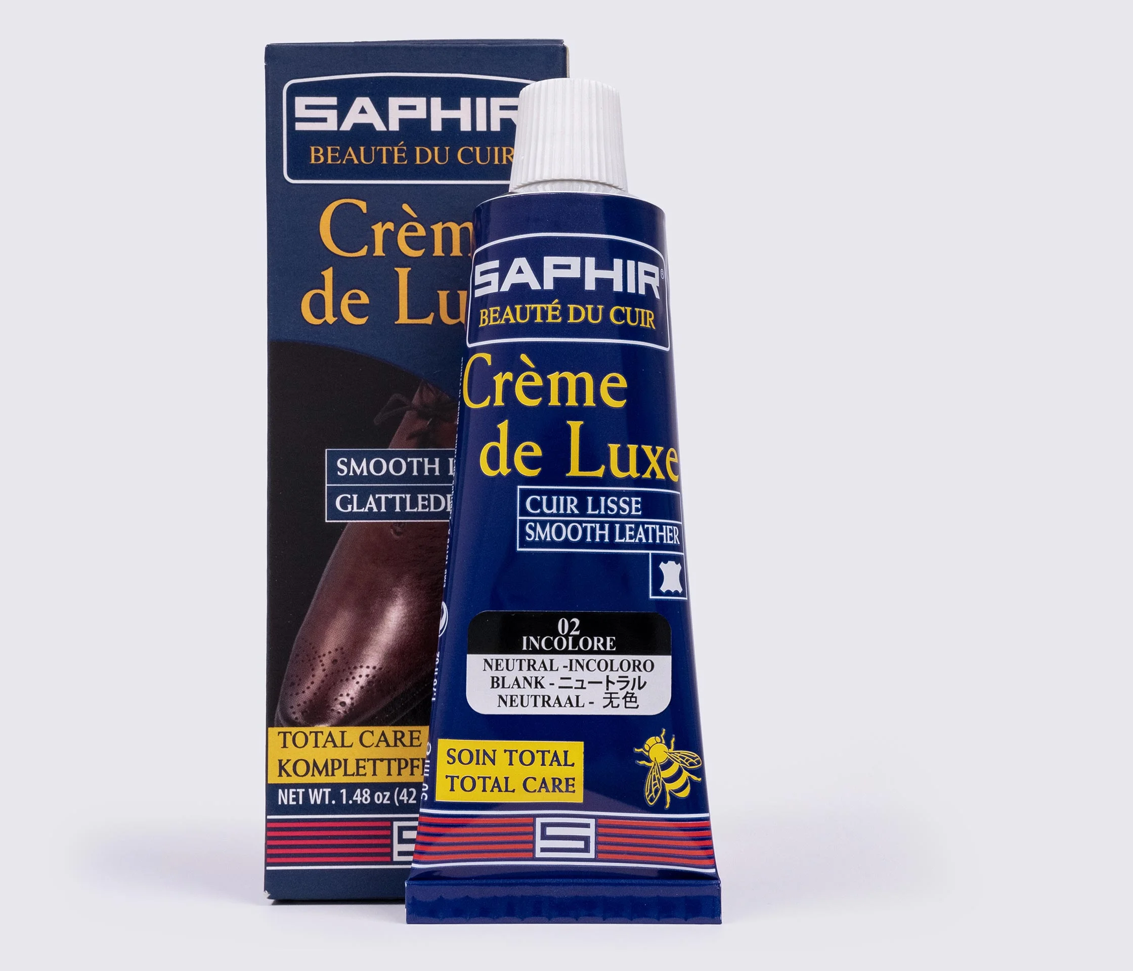 Водоотталкивающий крем для обуви Saphir Creme De Luxe 1789 50 мл, (0012)