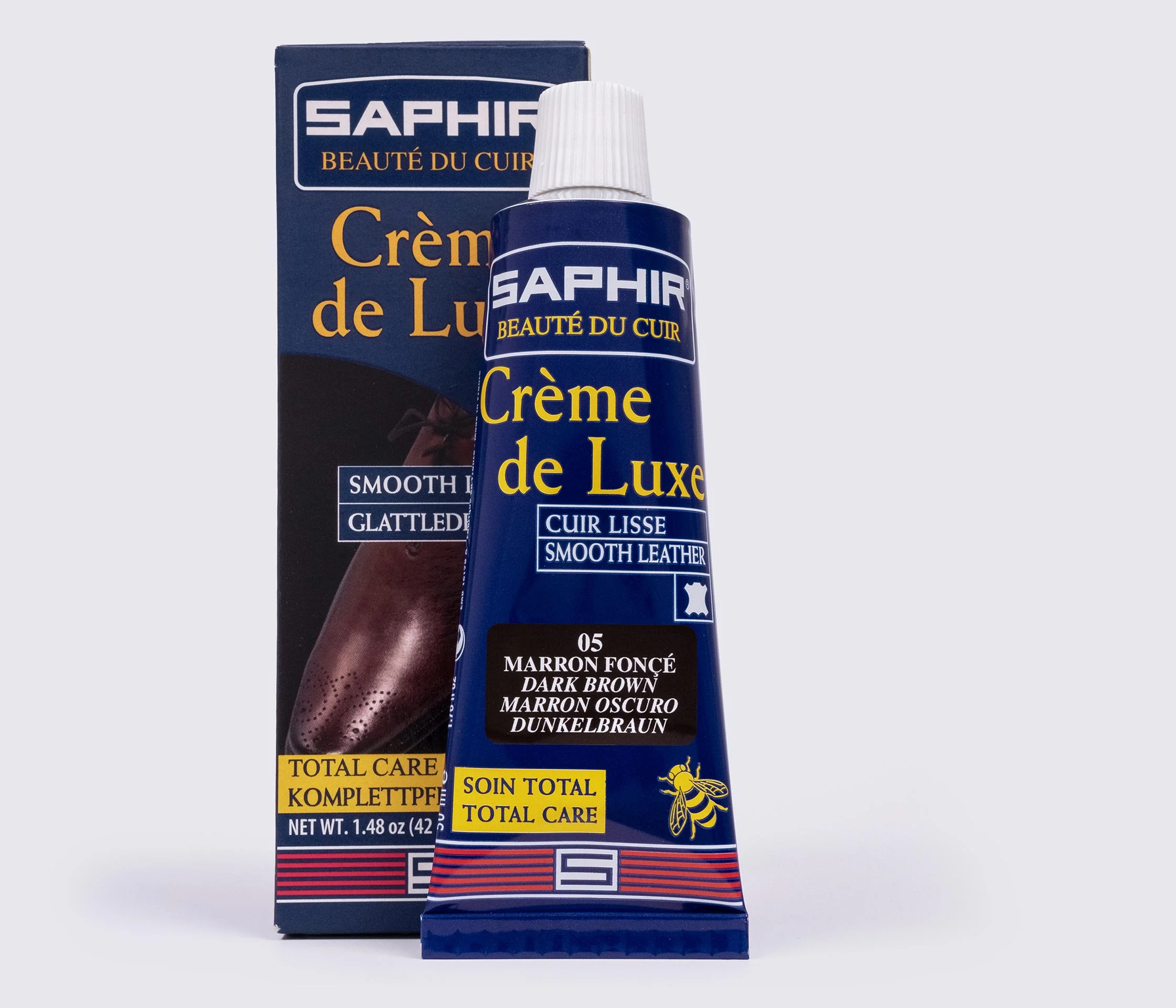 Водоотталкивающий крем для обуви Saphir Creme De Luxe 1789 50 мл, (0012)