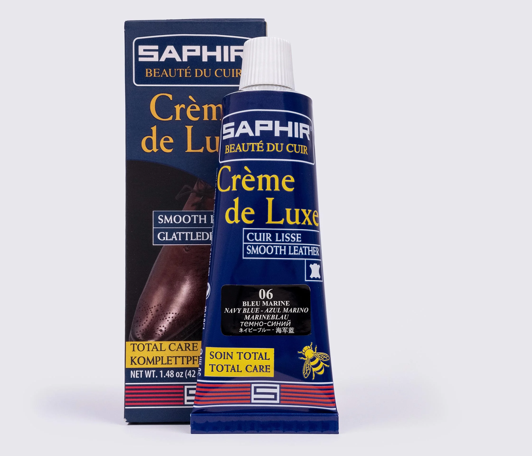 Водоотталкивающий крем для обуви Saphir Creme De Luxe 1789 50 мл, (0012)