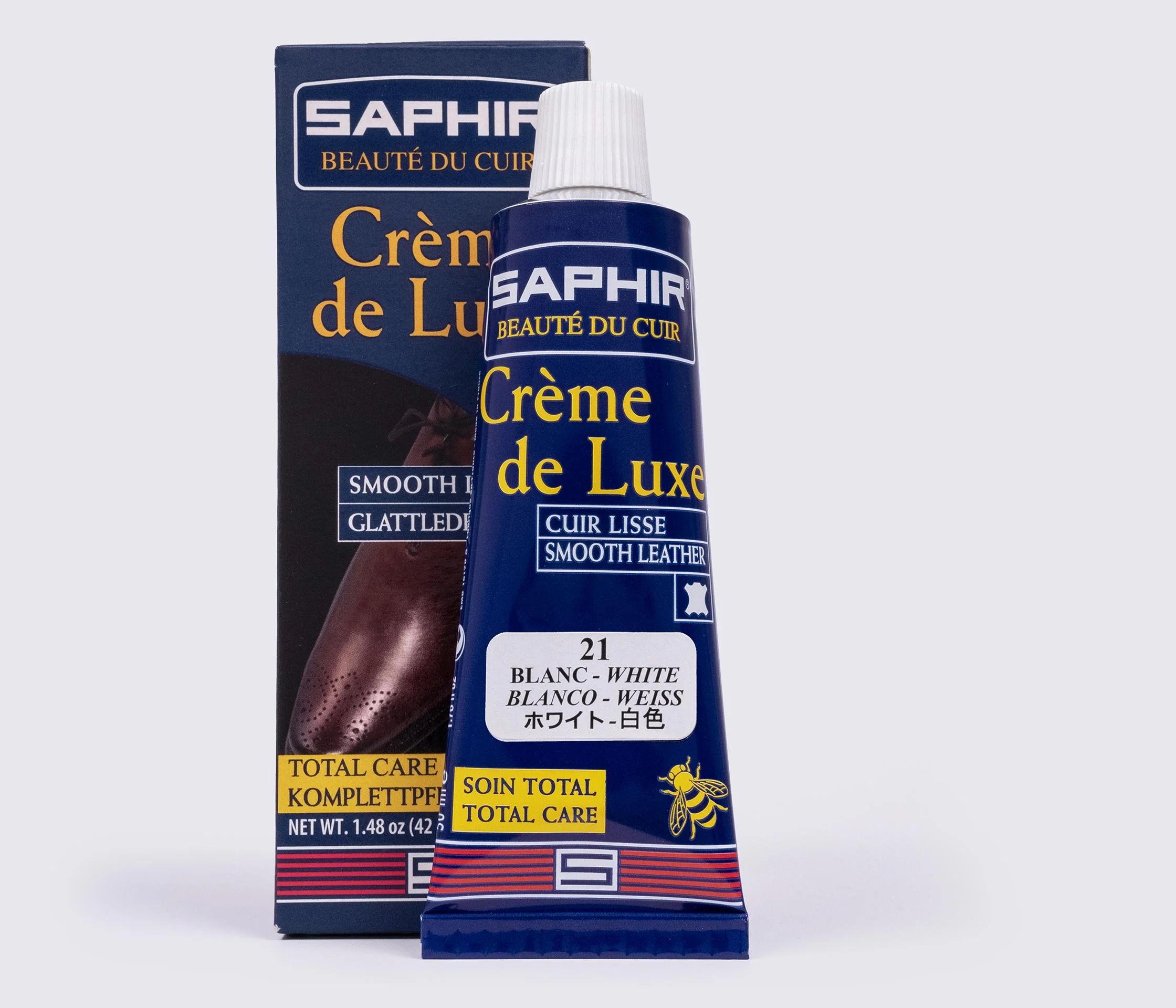 Водоотталкивающий крем для обуви Saphir Creme De Luxe 1789 50 мл, (0012)