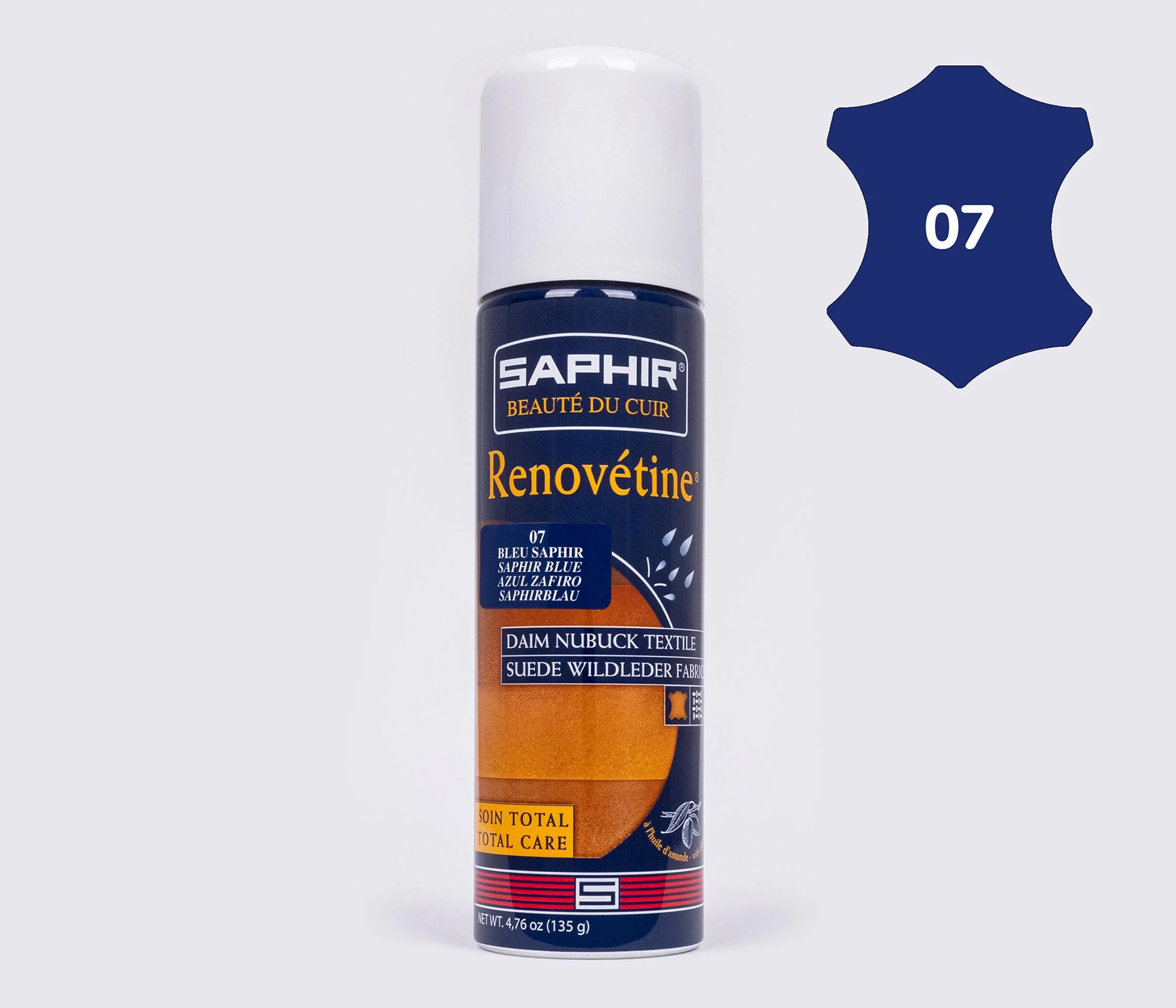Аерозоль-фарба для замші Saphir Renovetine, 200 мл,(0204)