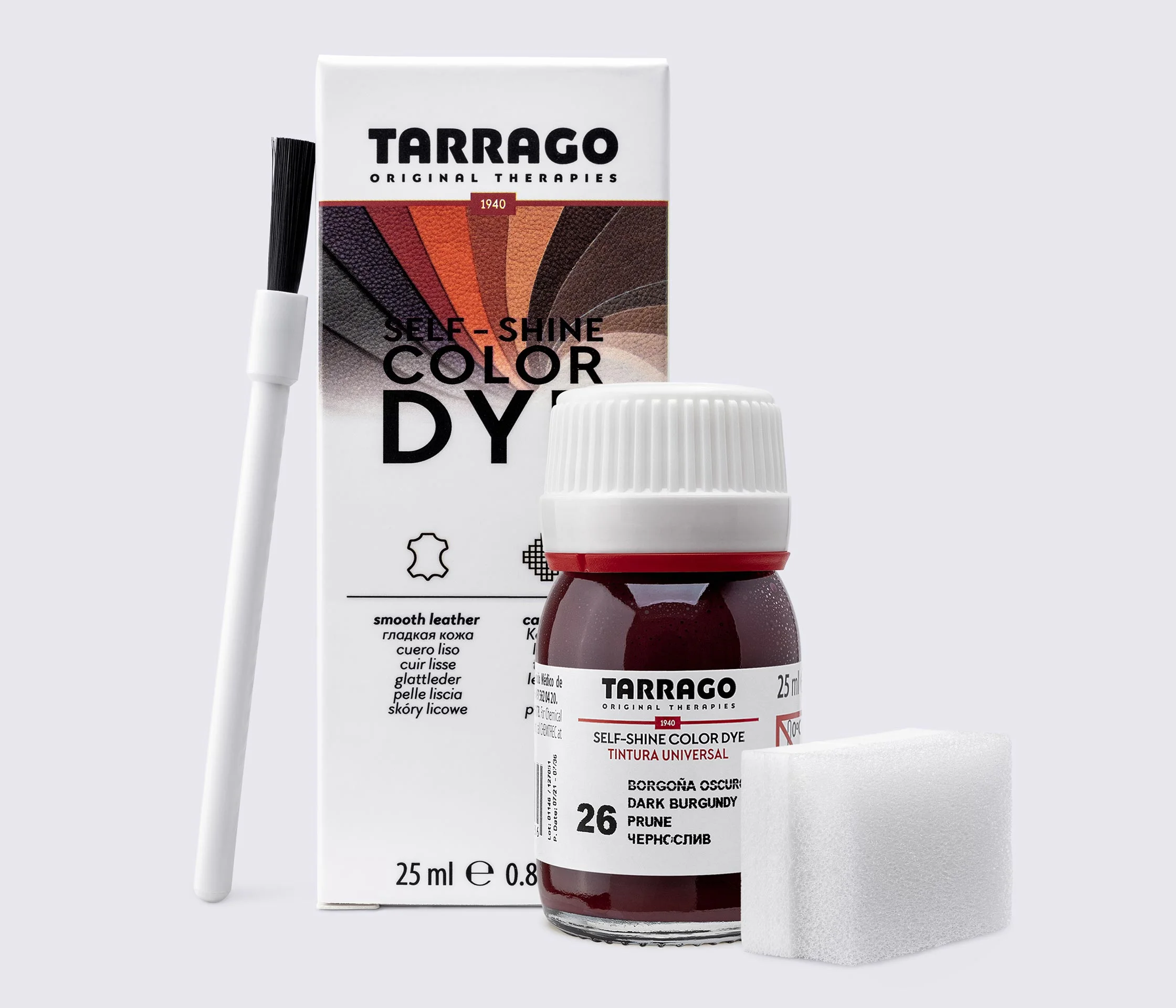 Фарба для шкіри та текстилю Tarrago Color Dye, 25 мл,TDC01