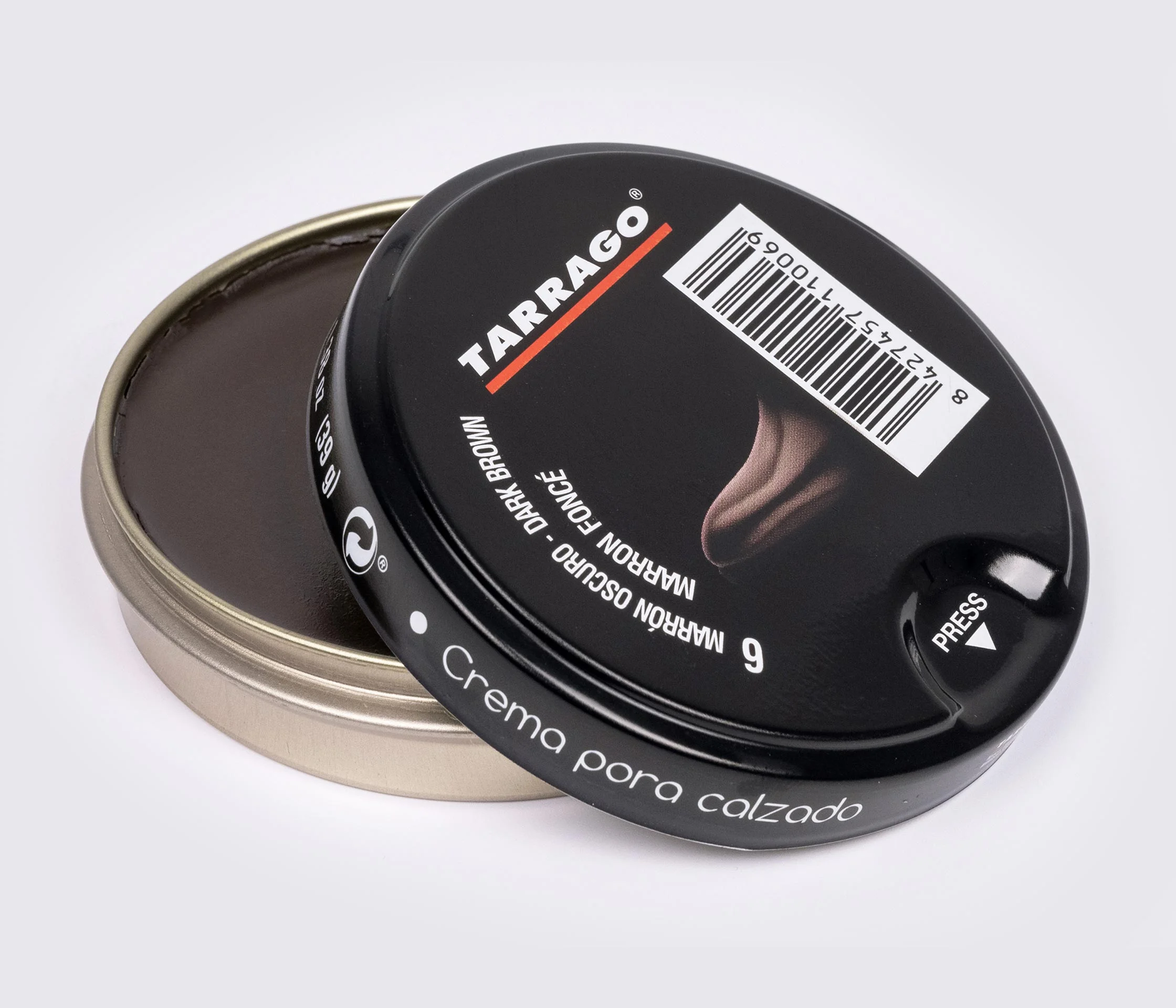Крем-паста для взуття Tarrago Shoe Polish, 50 мл, TCL40