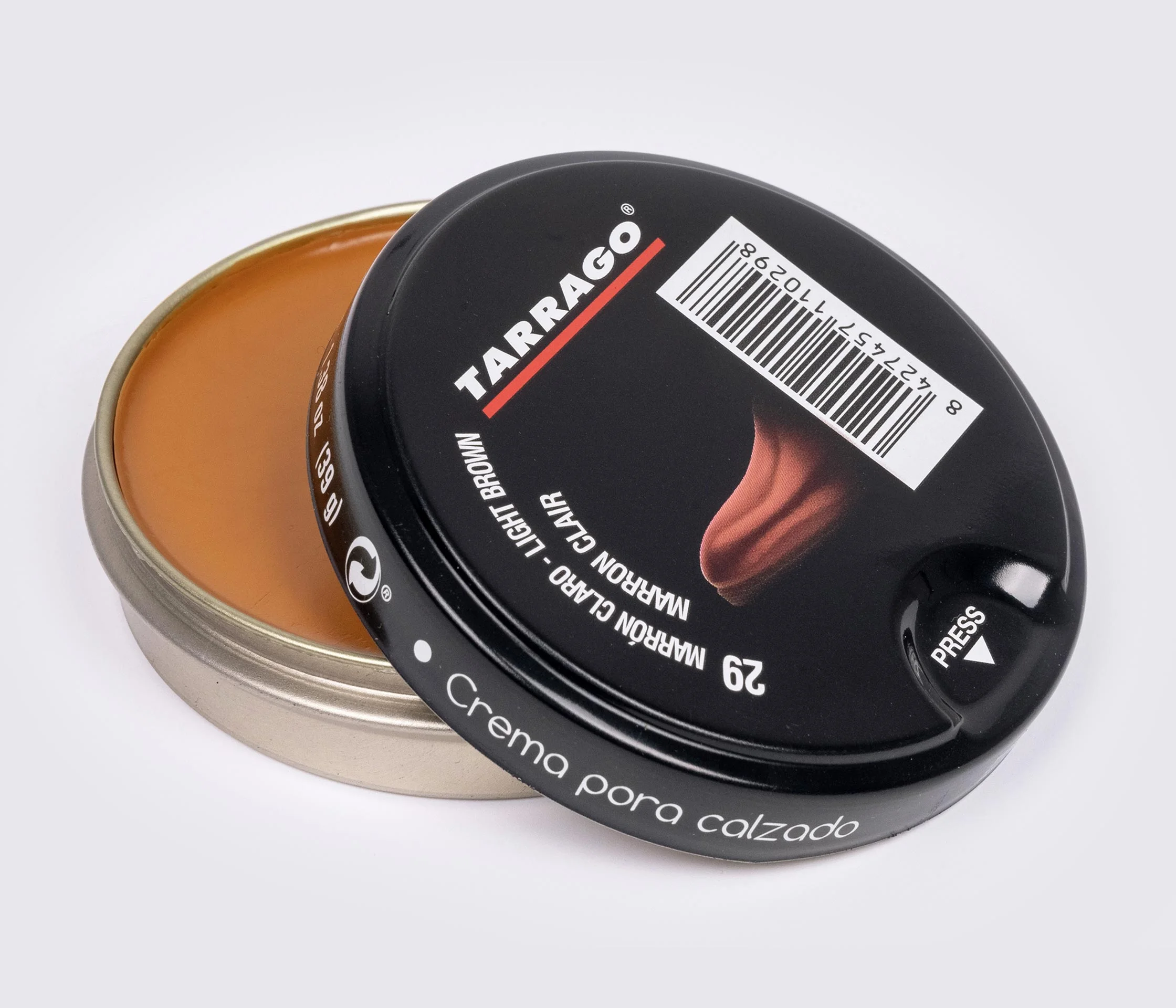 Крем-паста для взуття Tarrago Shoe Polish, 50 мл, TCL40