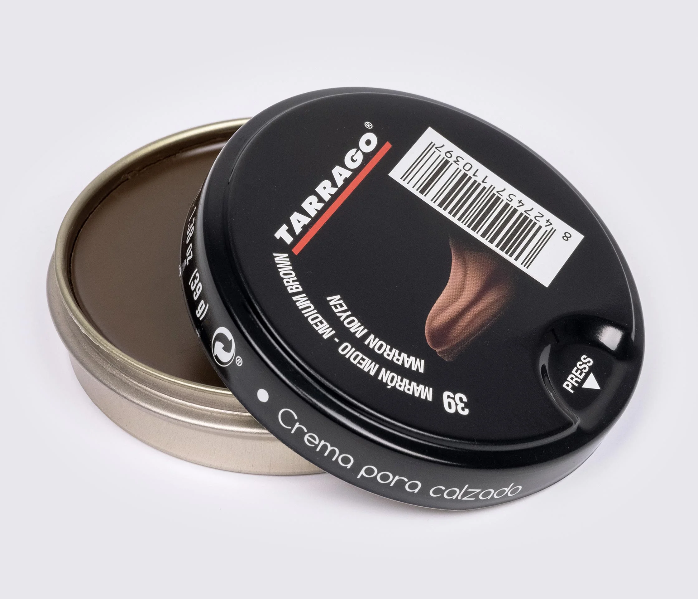 Крем-паста для взуття Tarrago Shoe Polish, 50 мл, TCL40