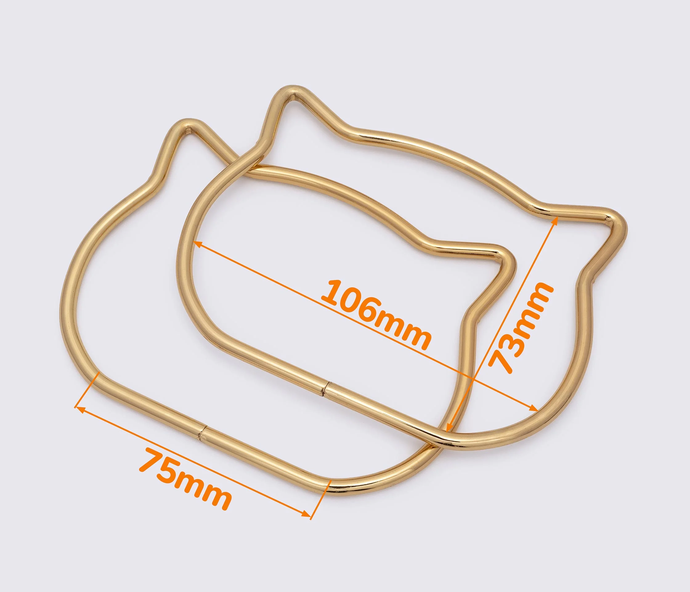 Ручка для сумки Кошка 106мм 65-326