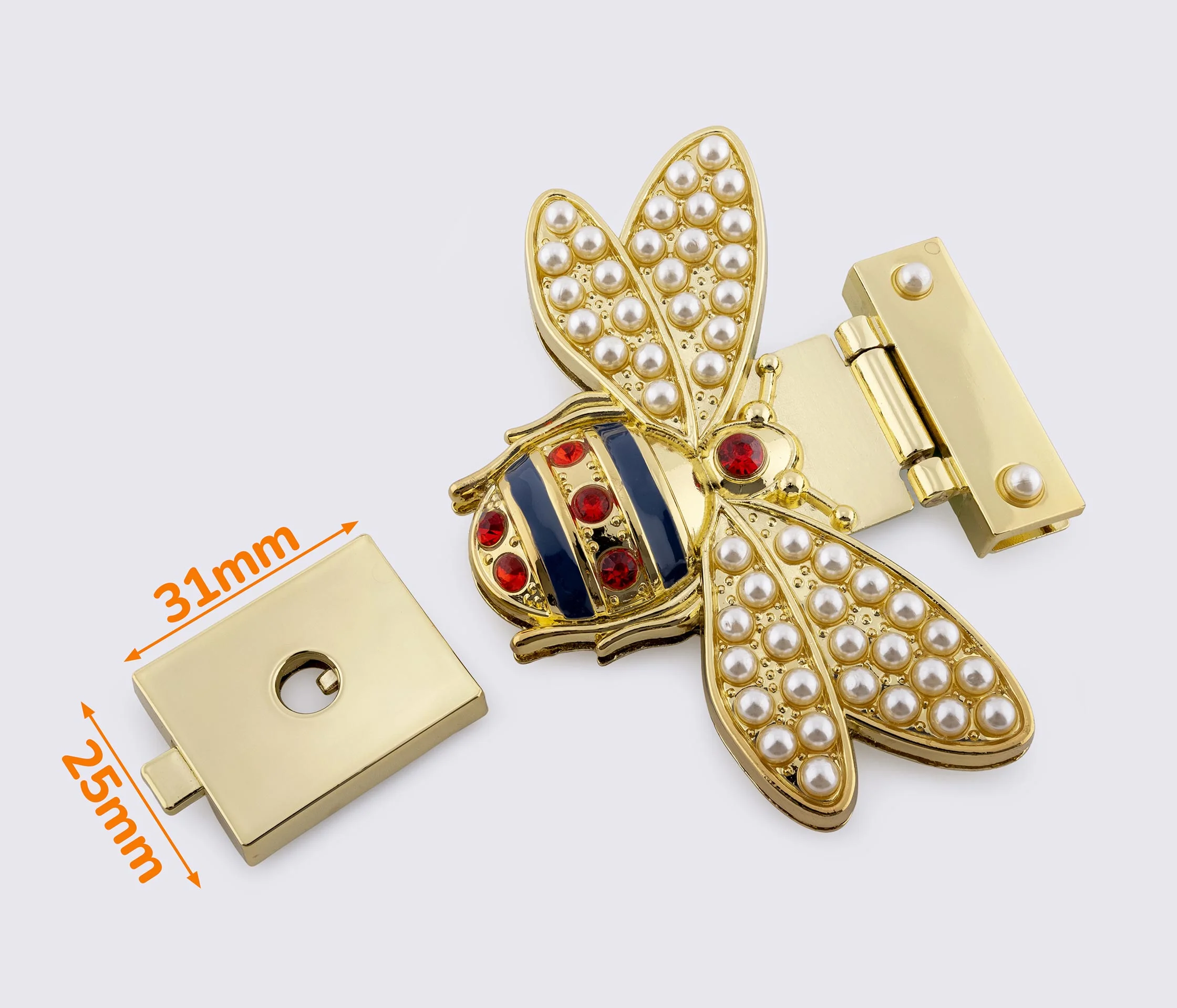 Замок для сумки 37мм 65-330