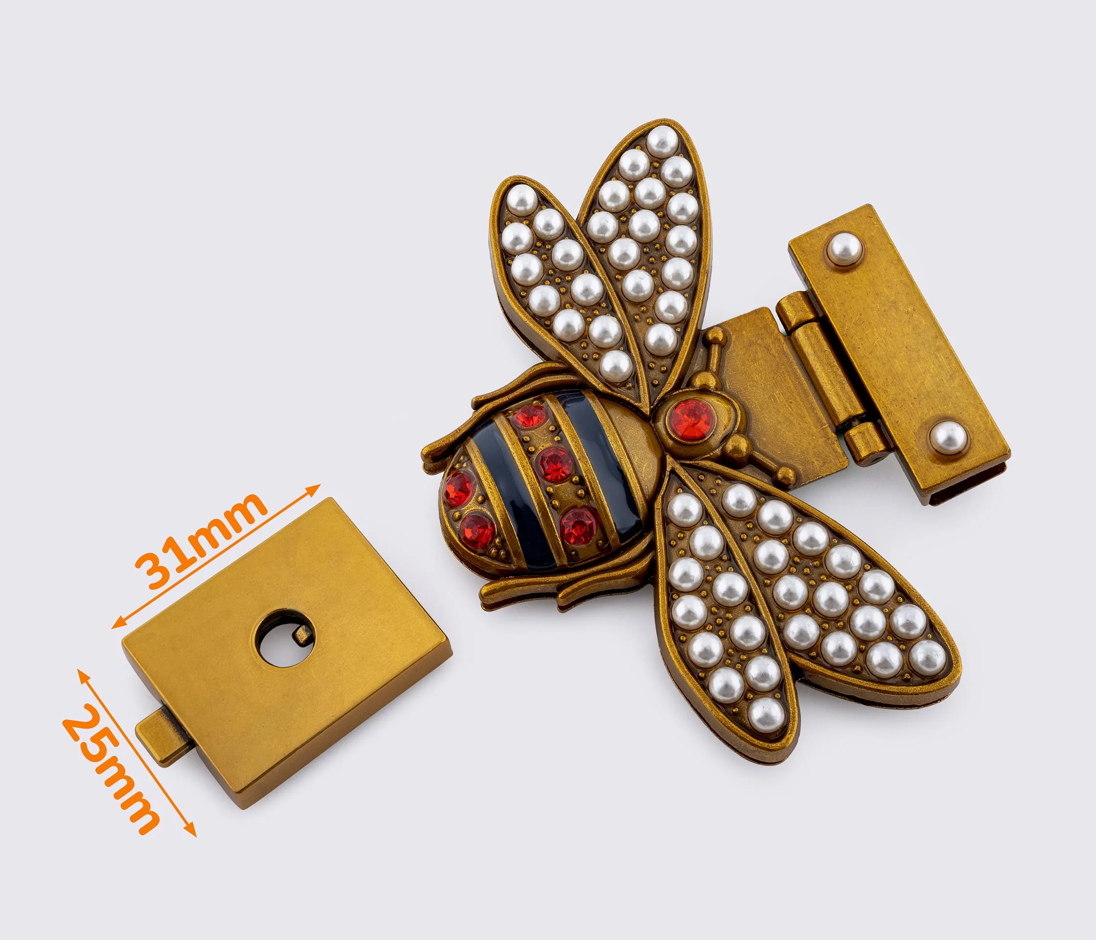 Замок для сумки 37мм 65-330