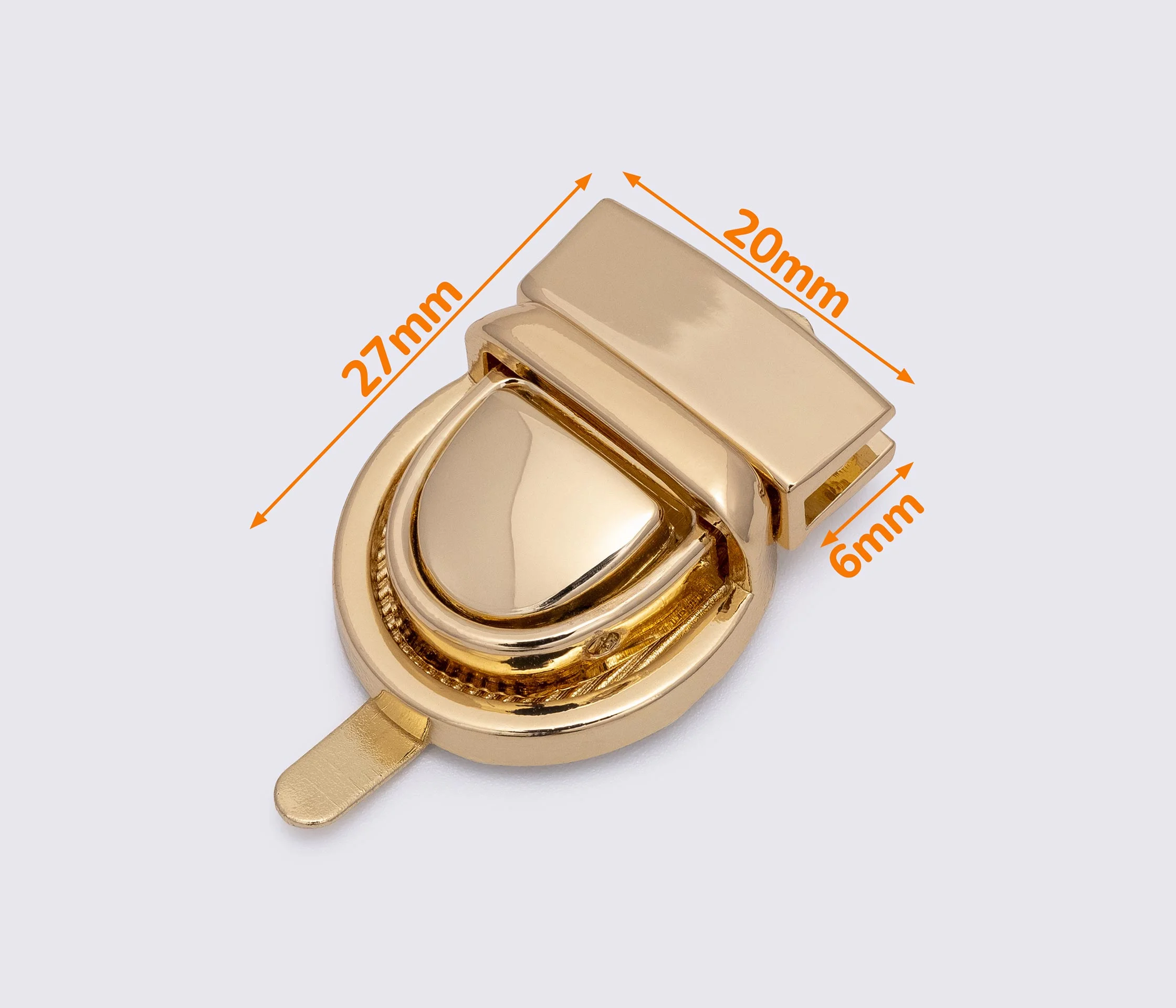 Замок для сумки 20мм 65-489