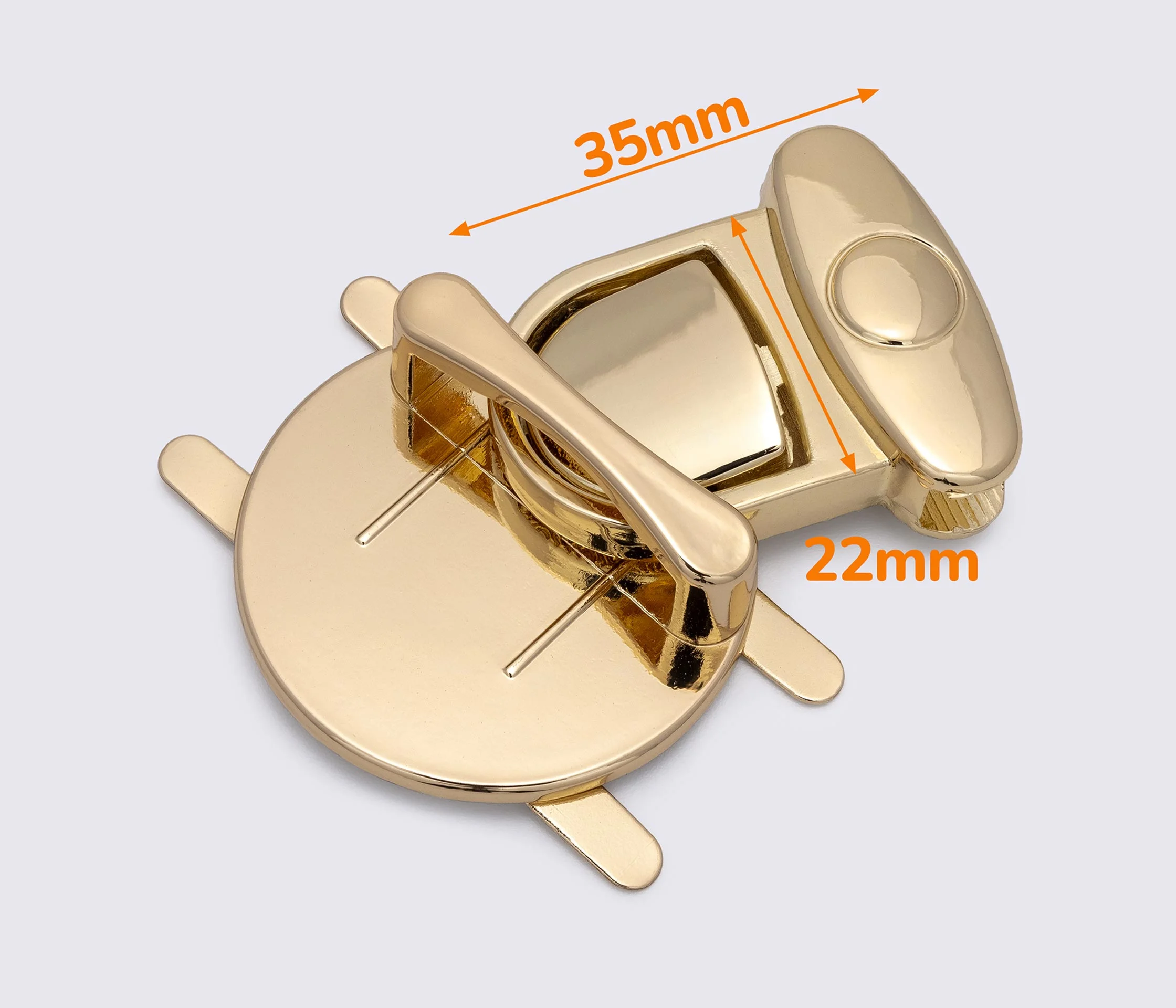 Замок для сумки 36*39мм 65-003
